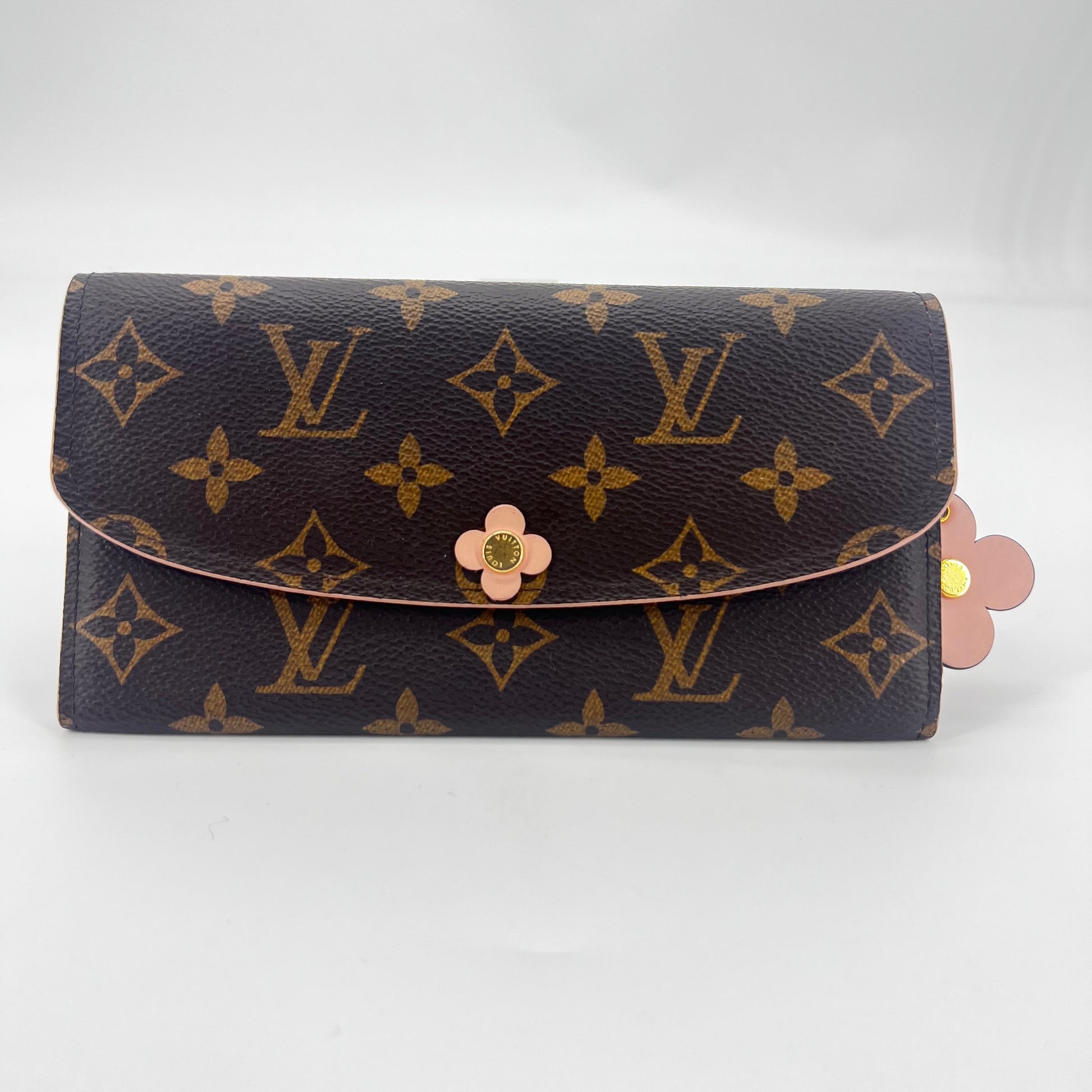 Emilie Wallet Limited Edition Bloom Flower Monogram Canvas - twins