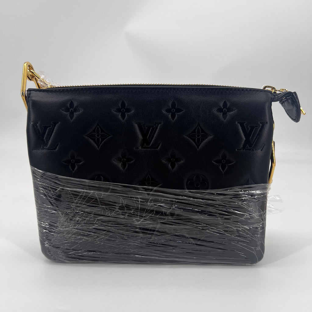 Coussin Bag Monogram Embossed Lambskin PM - twins