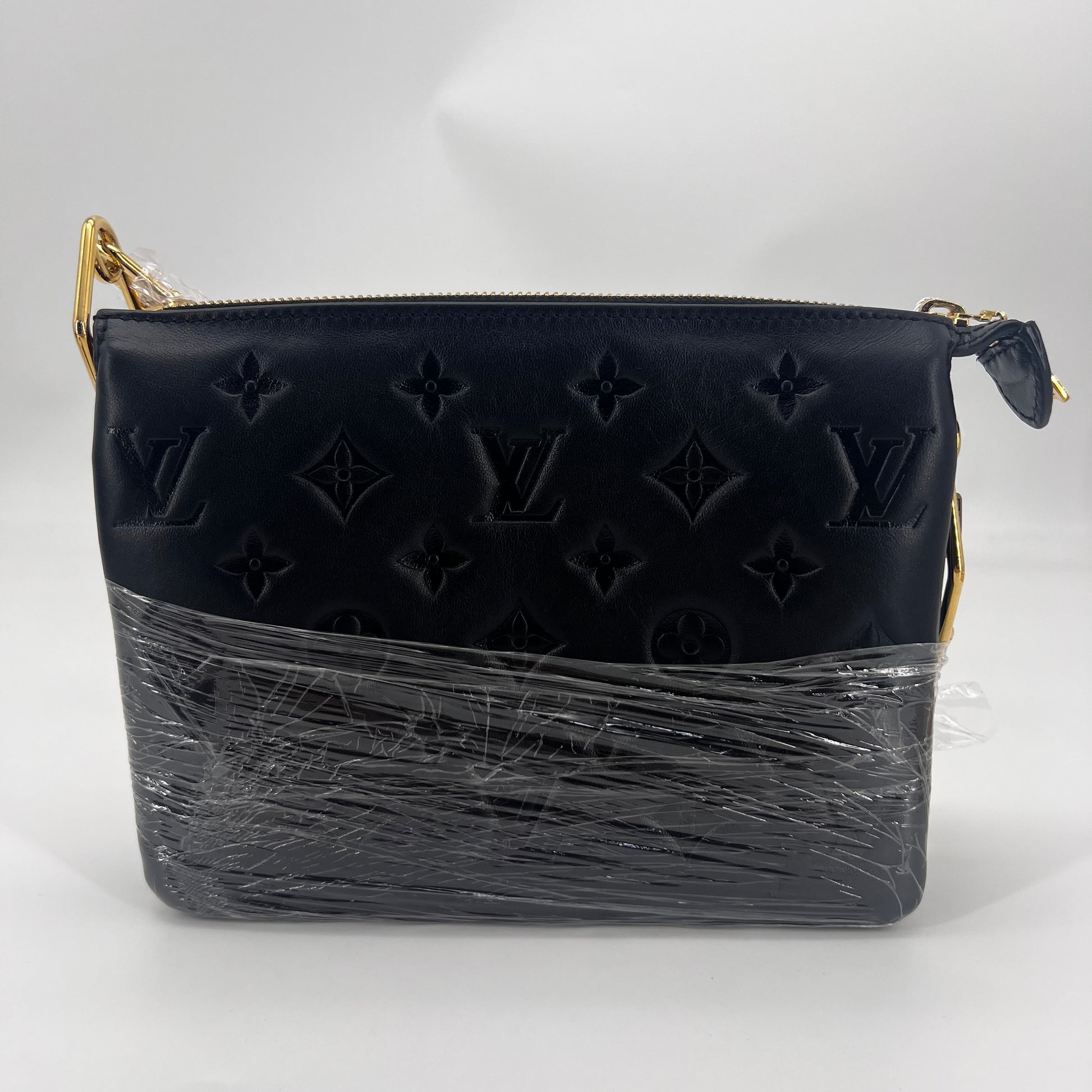 Coussin Bag Monogram Embossed Lambskin PM - twins