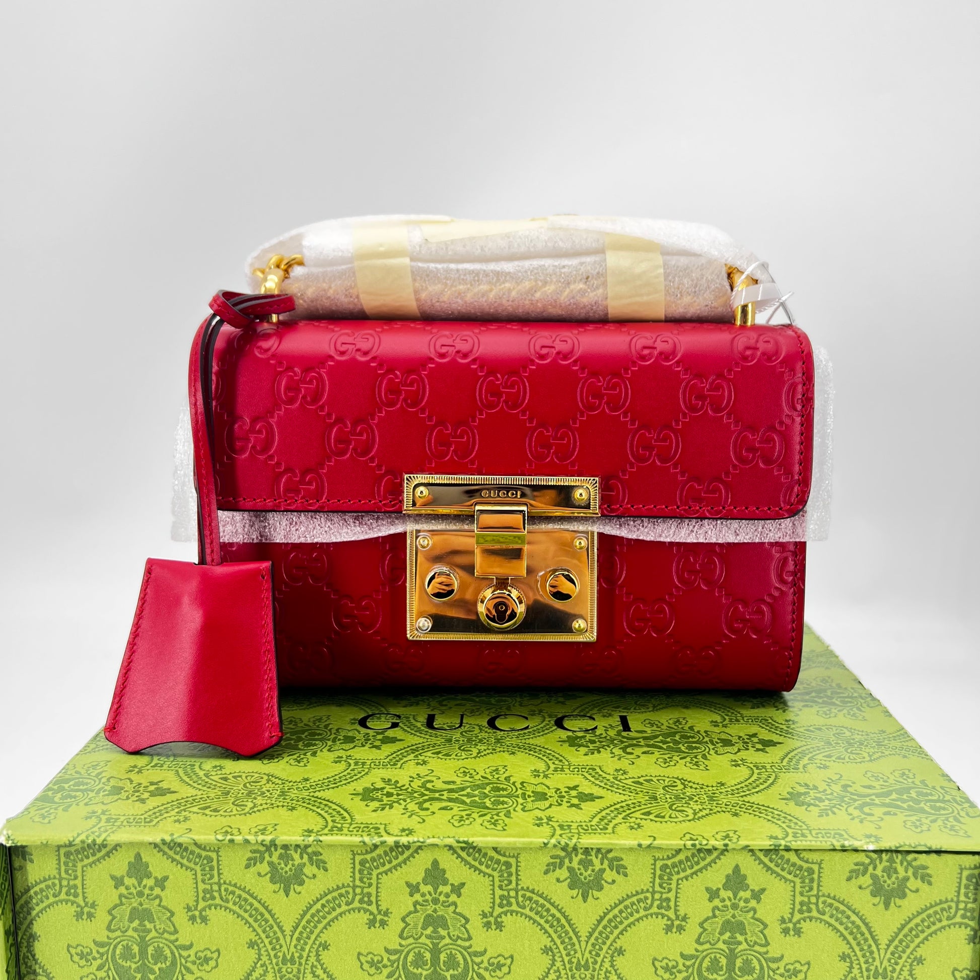 Padlock Shoulder Bag Guccissima Leather Small - twins
