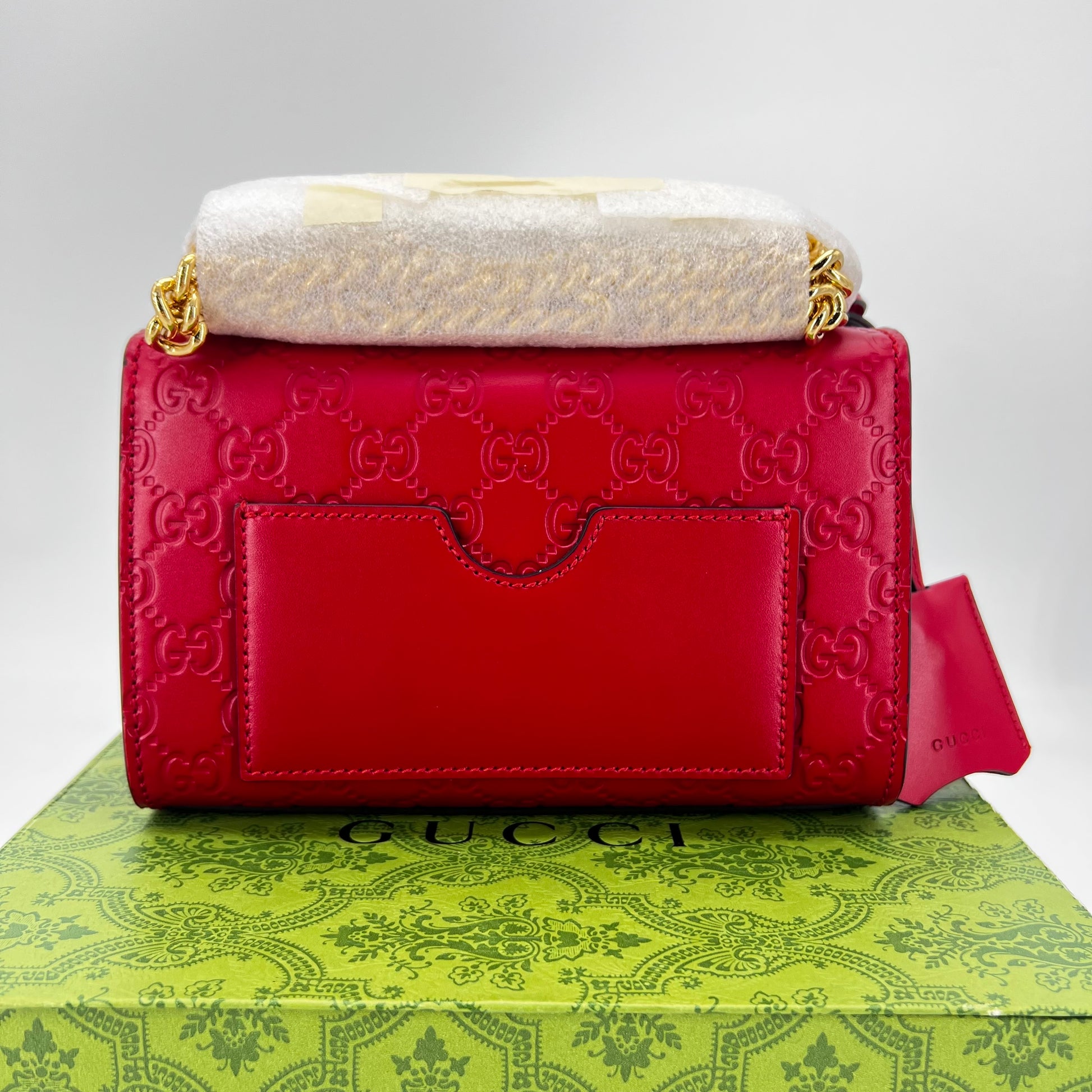 Padlock Shoulder Bag Guccissima Leather Small - twins