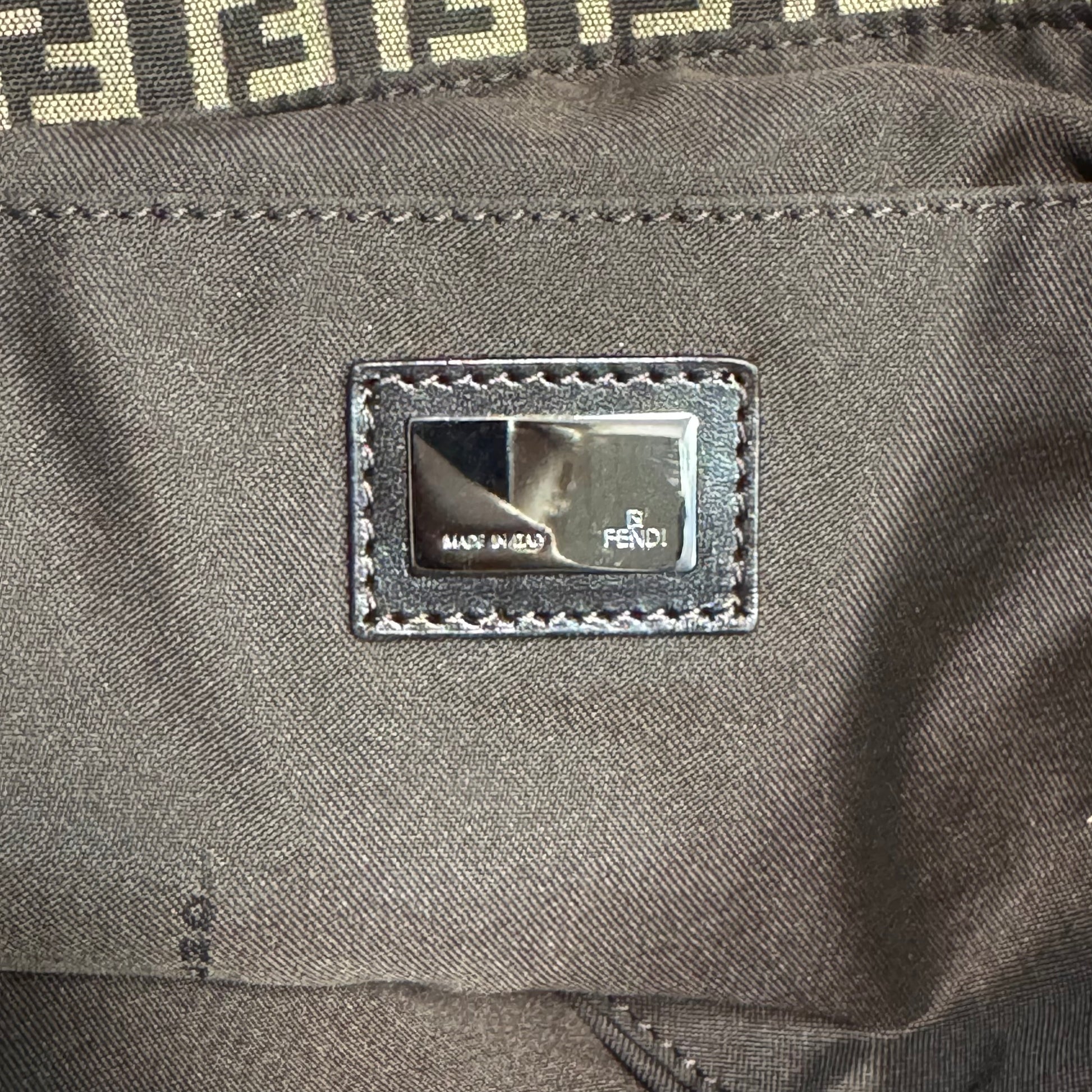 Leather-Trimmed Zucchino Tote