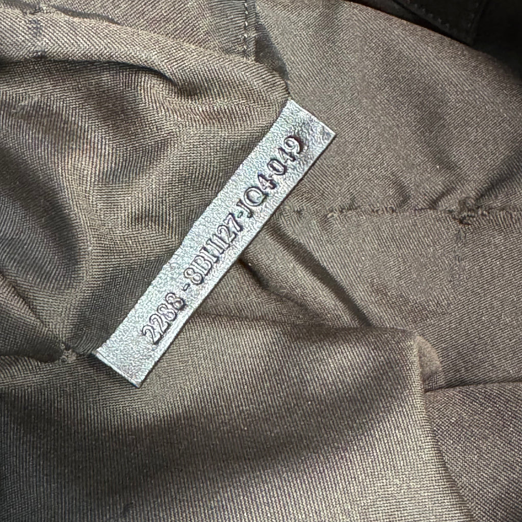Leather-Trimmed Zucchino Tote