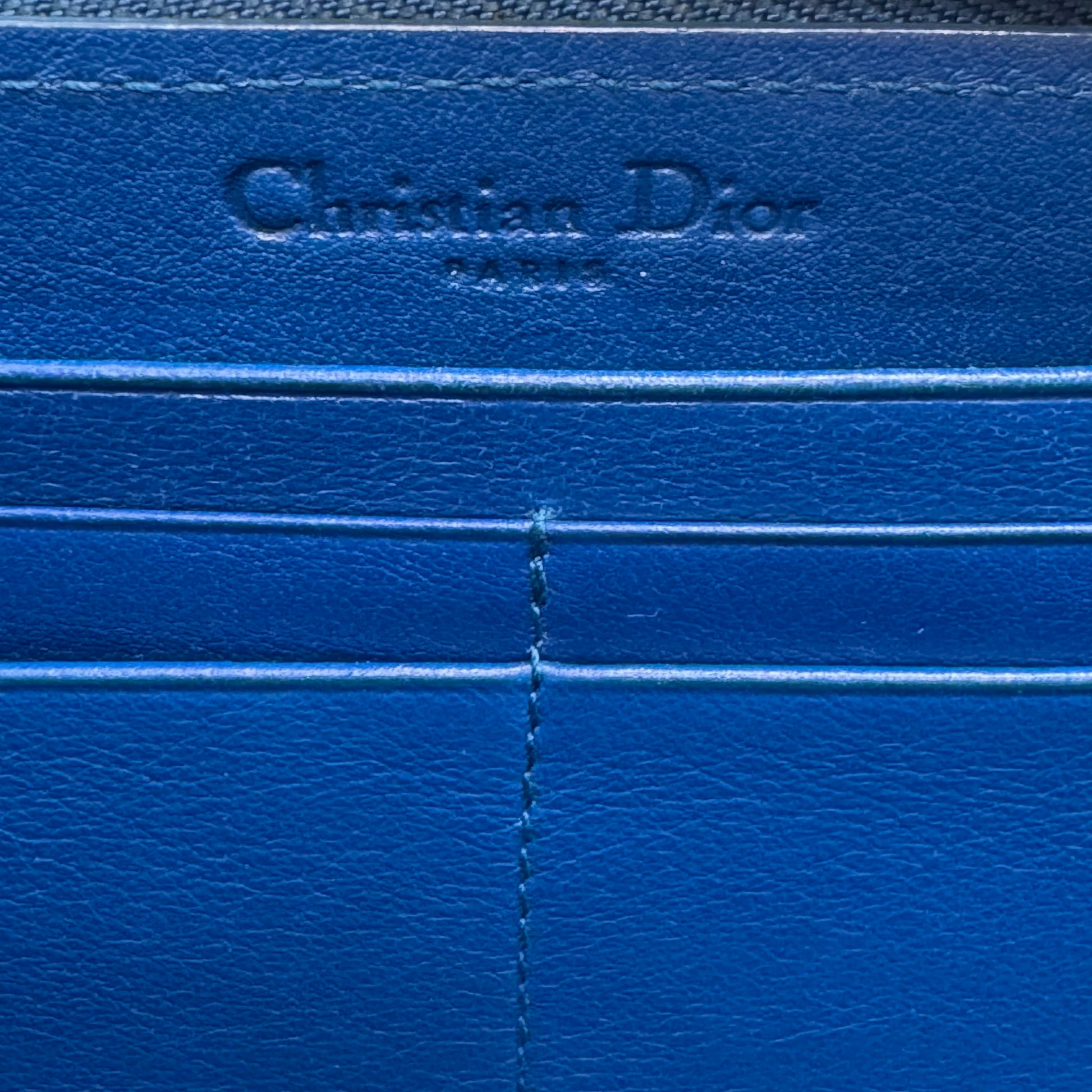 Lady Dior Zip Around Wallet Cannage Quilt Patent Long