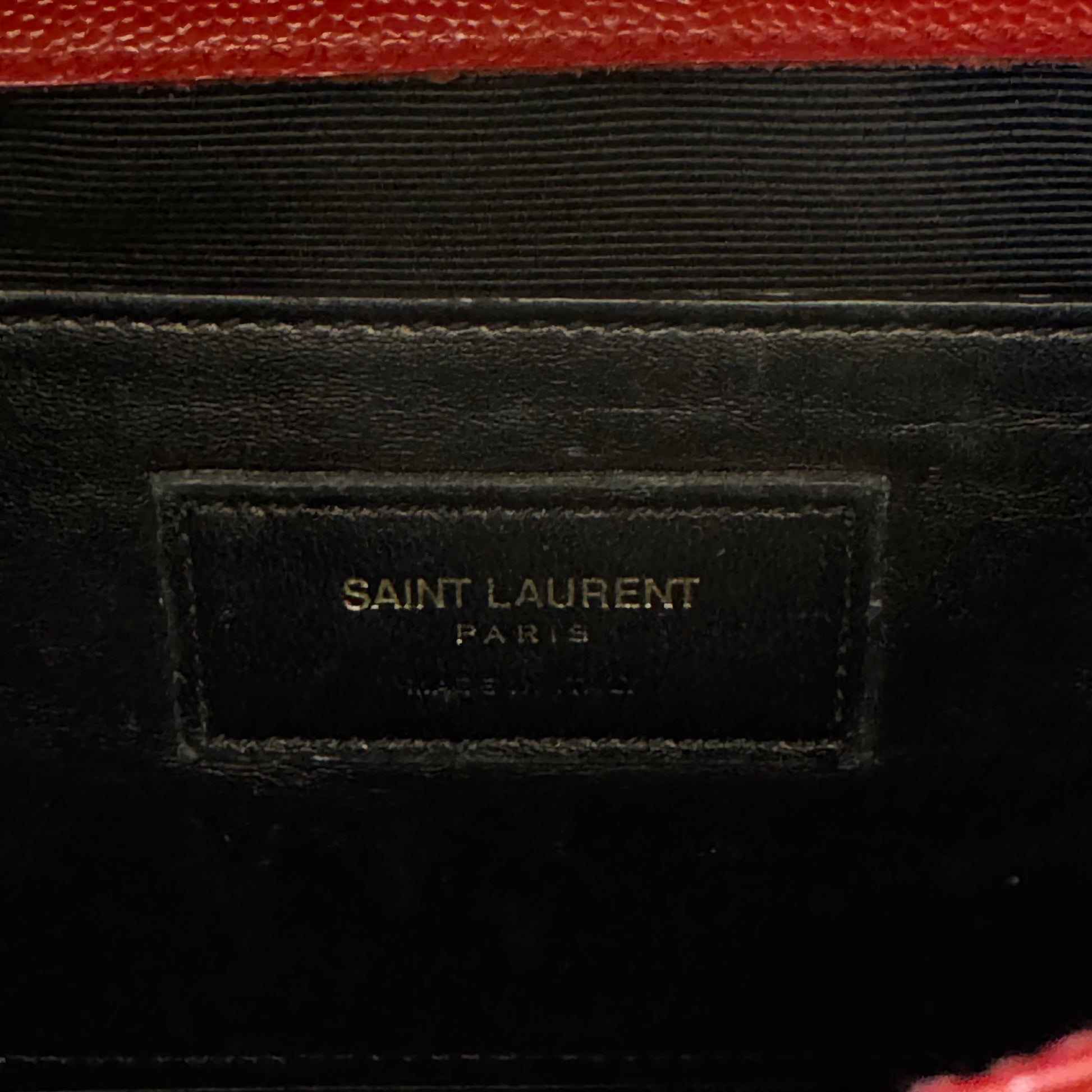 Classic Monogram Clutch Grainy Patent Long