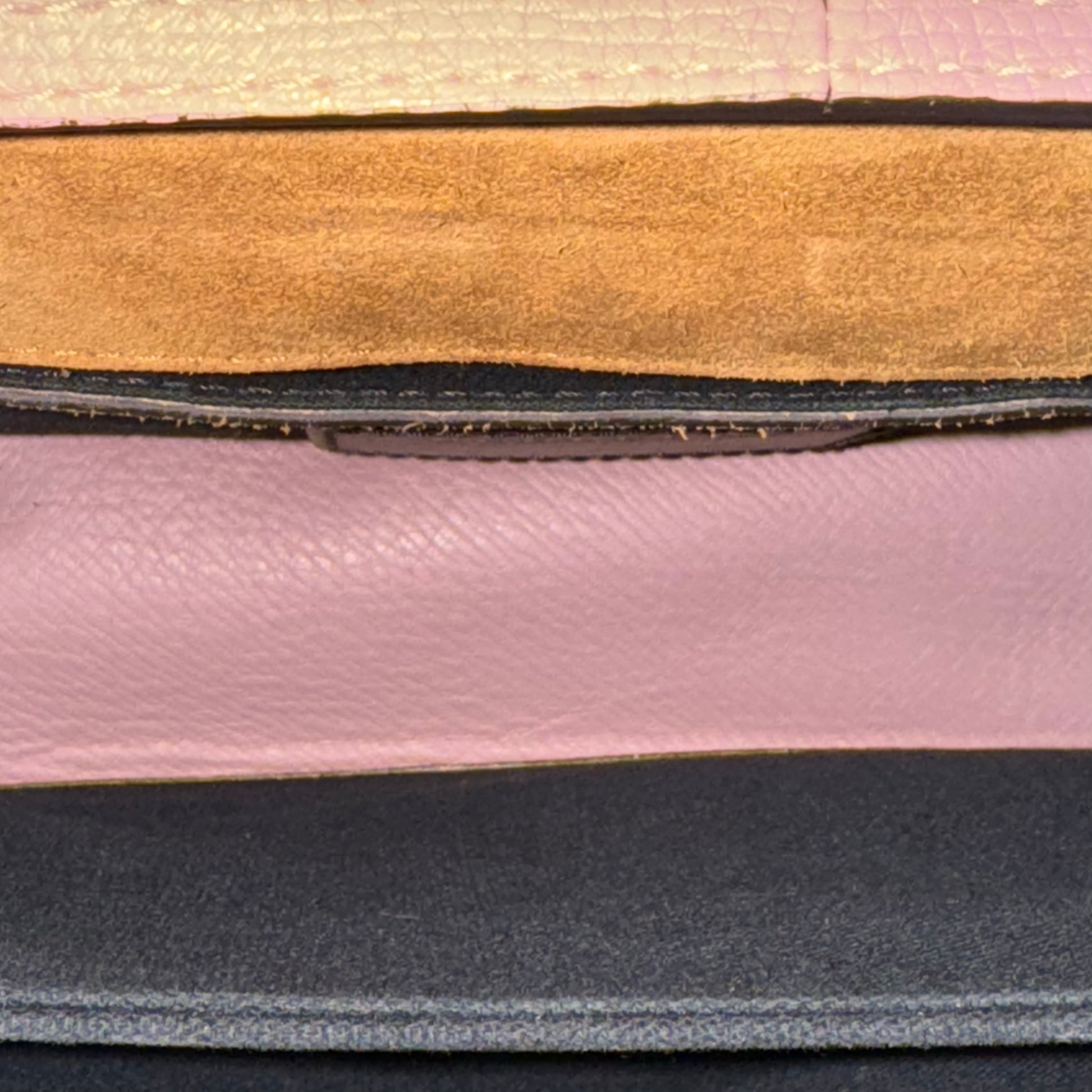 Macken Crossbody Bag Leather and House Check Canvas Small