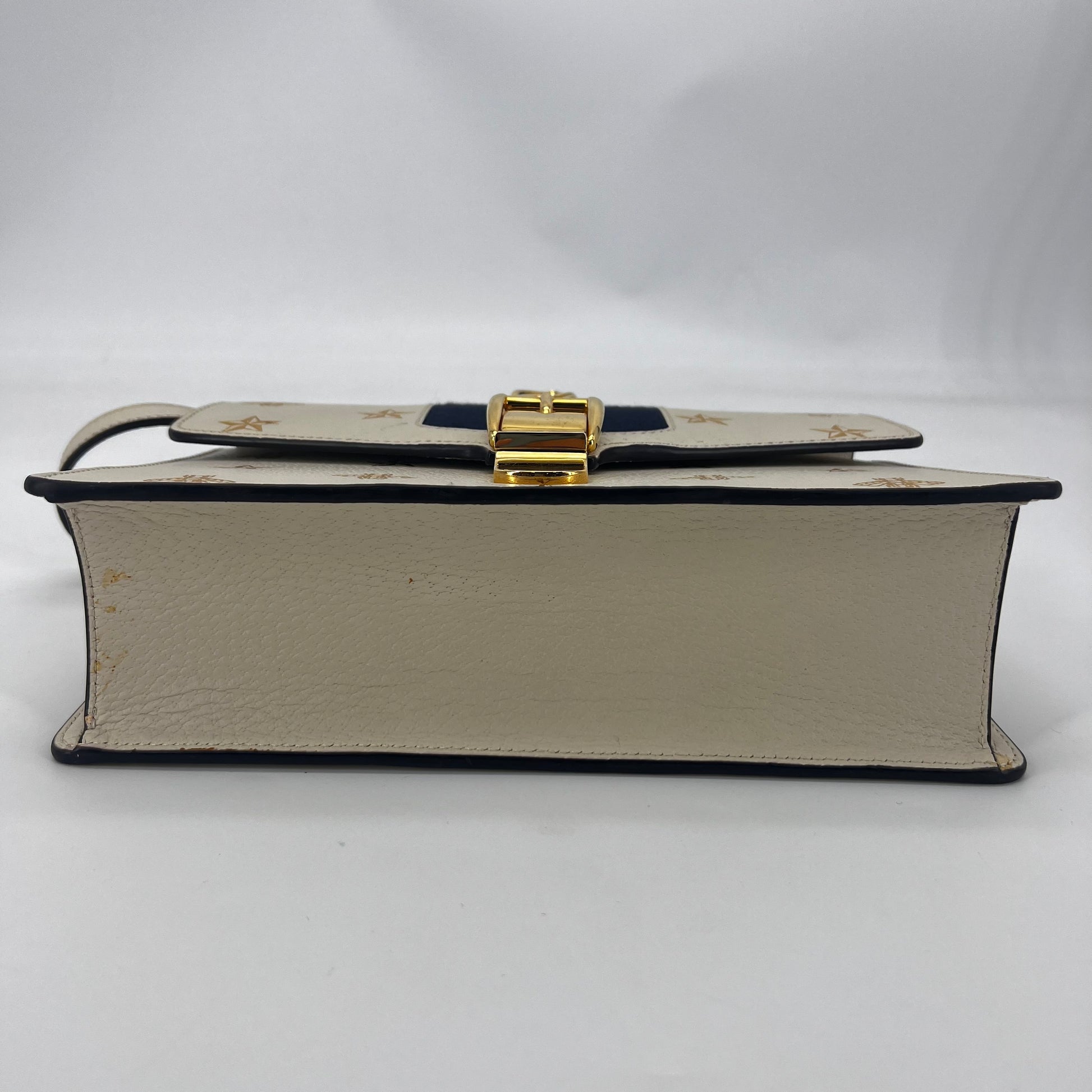 Sylvie Top Handle Bag Printed Leather Mini Twins