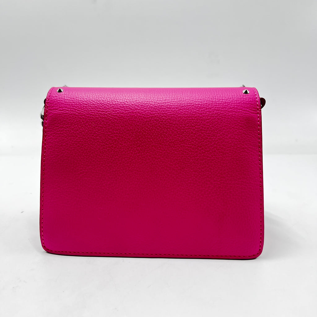 Calfskin Studded Mini Patricia Crossbody Bag Twins