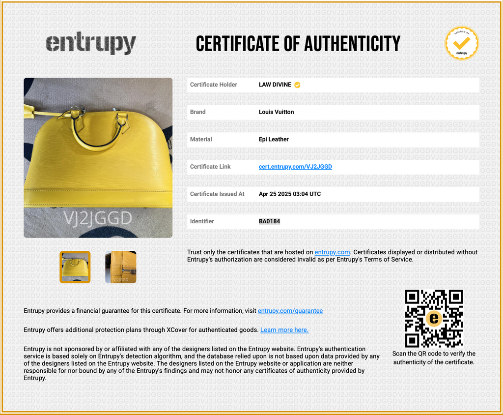 Alma Handbag Epi Leather PM