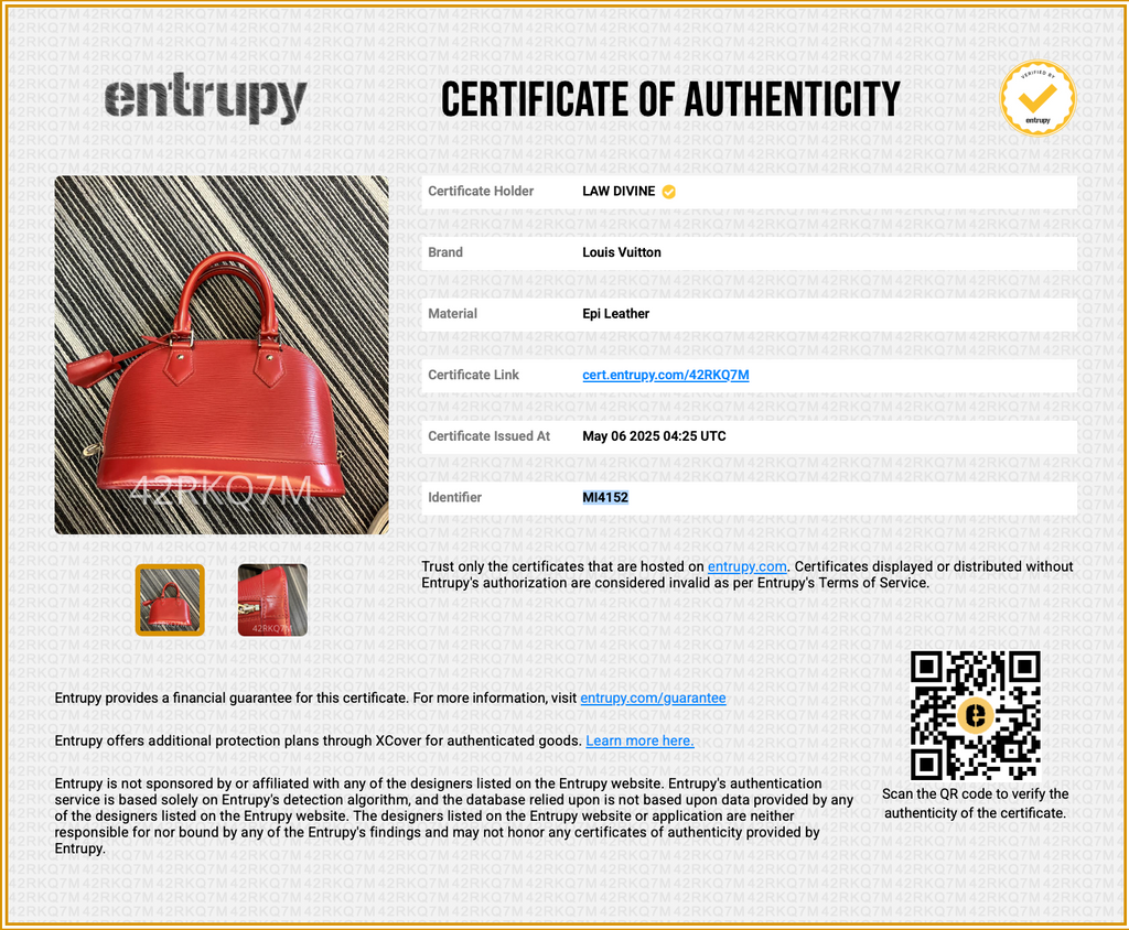 Alma Handbag Epi Leather BB