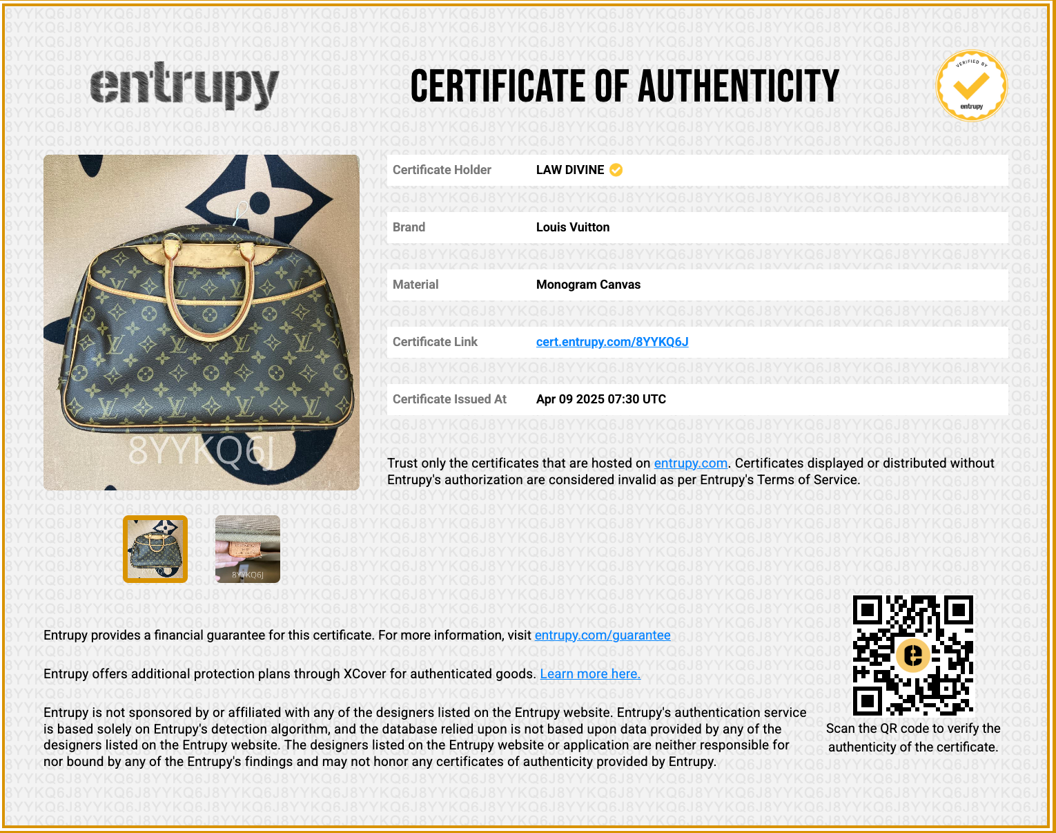 Deauville Handbag Monogram Canvas