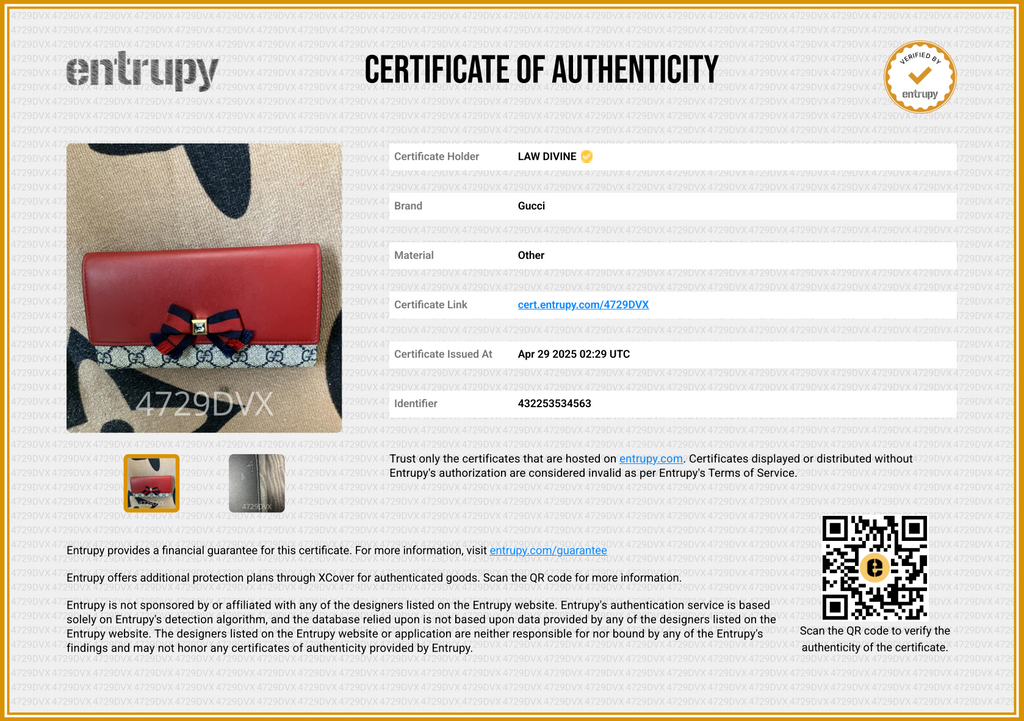 GG Continental Vermelha Wallet