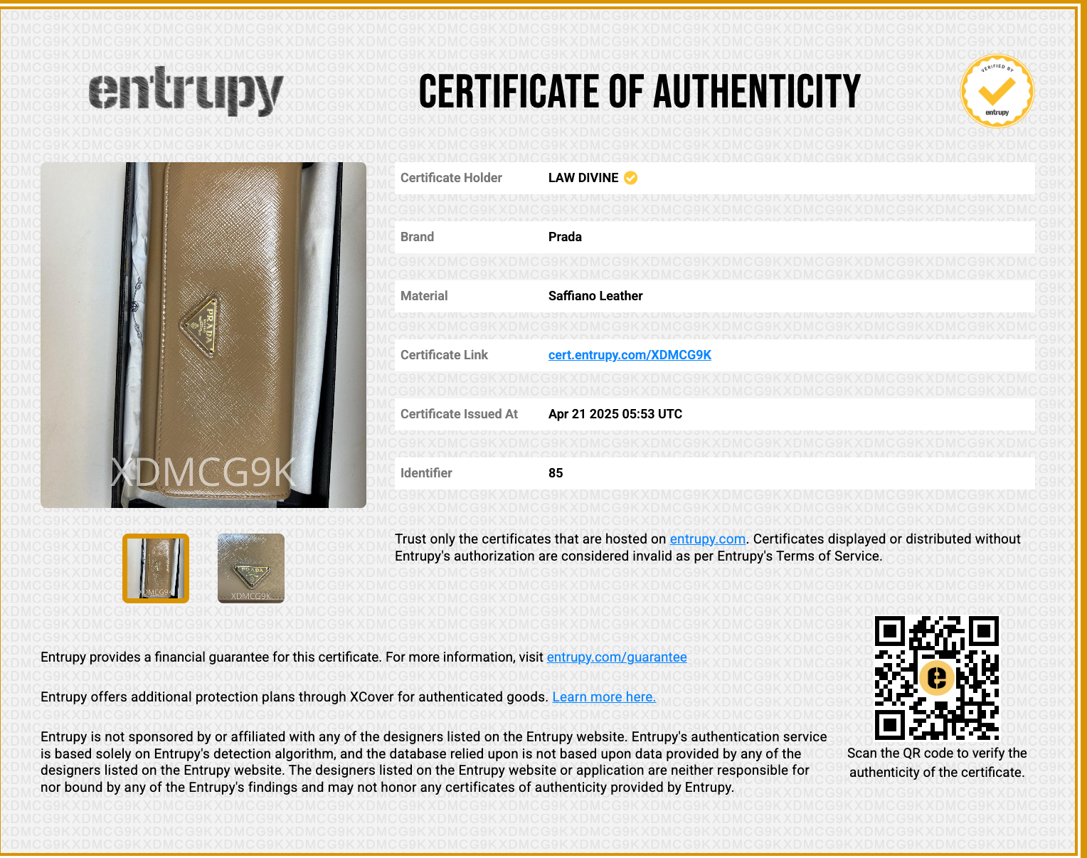 Saffiano wallet