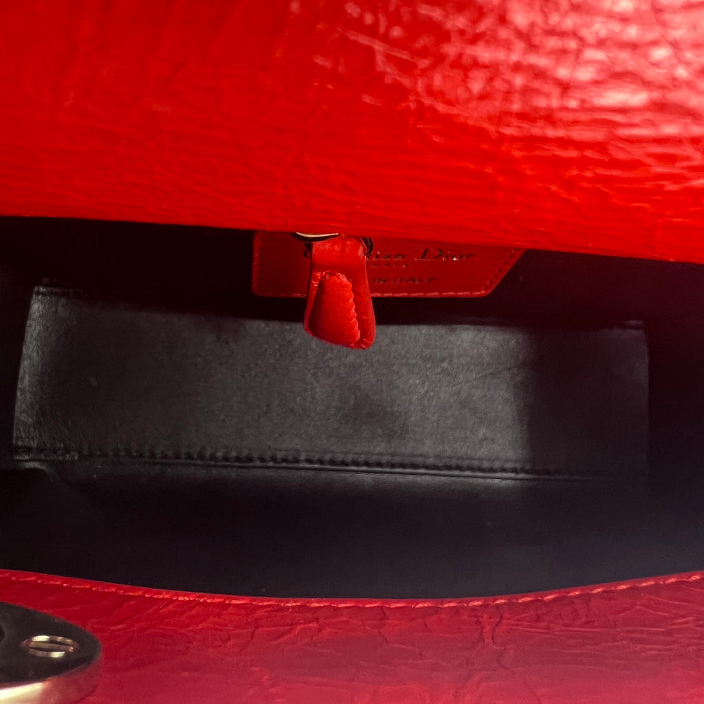 Lady Dior Bag Sequin Embellished Leather Medium Twins