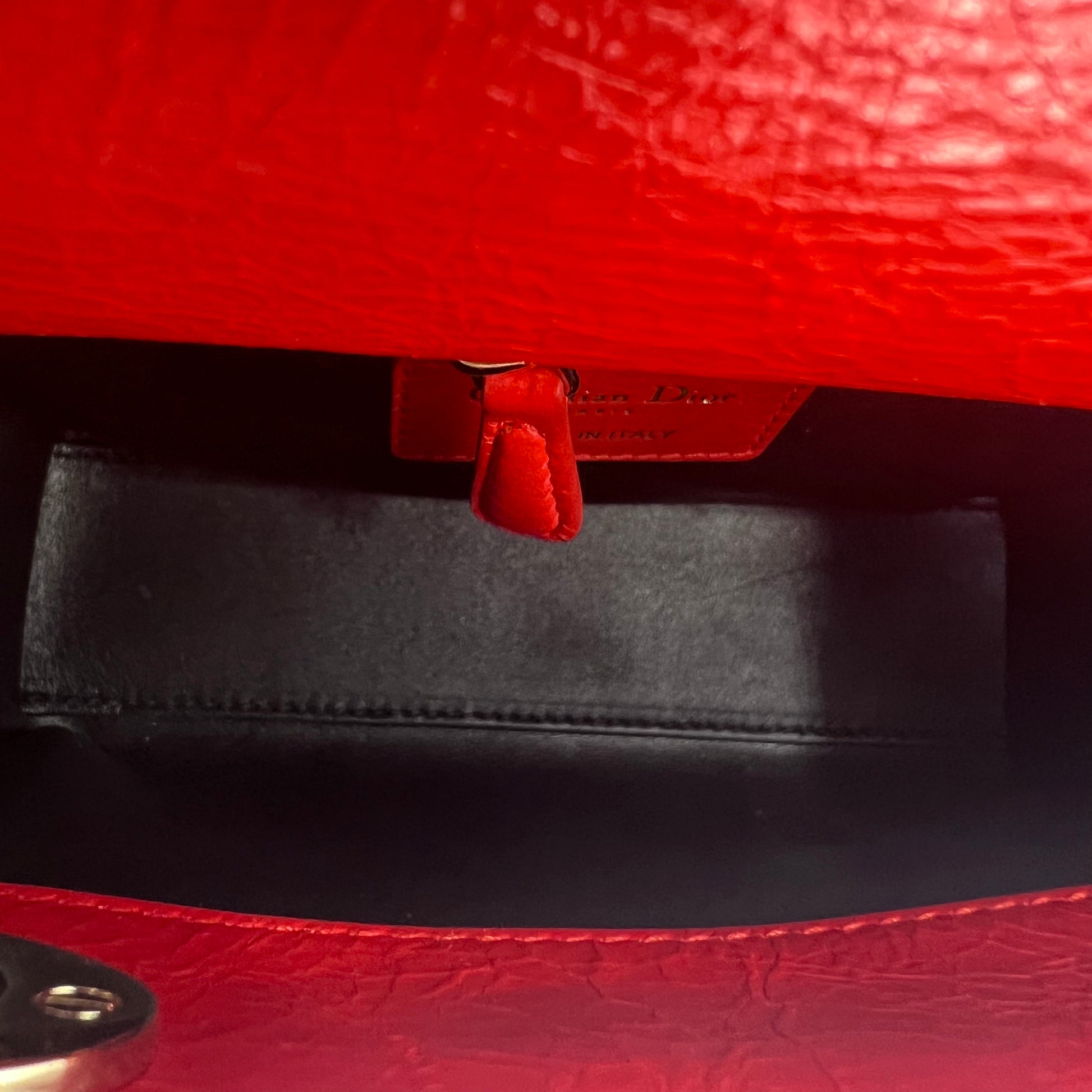 Lady Dior Bag Sequin Embellished Leather Medium Twins