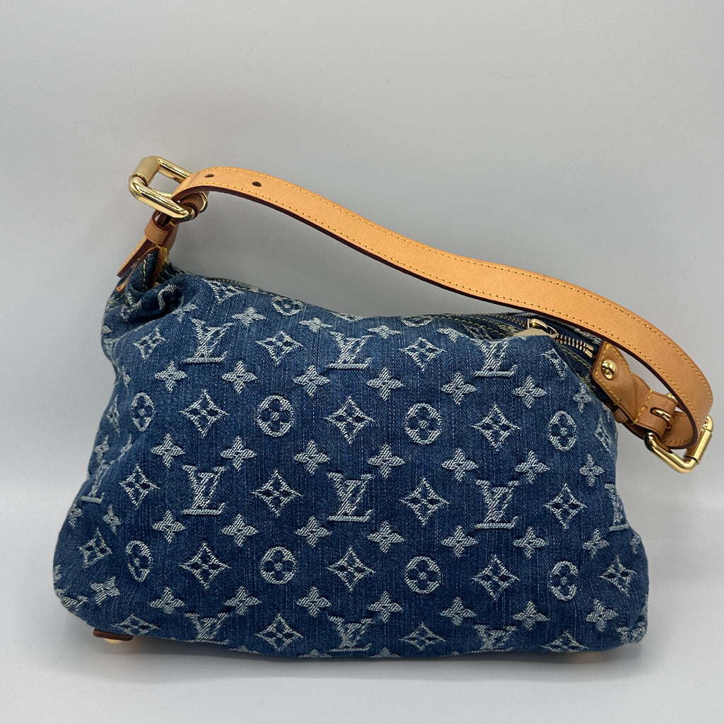 Monogram Denim Baggy PM Blue