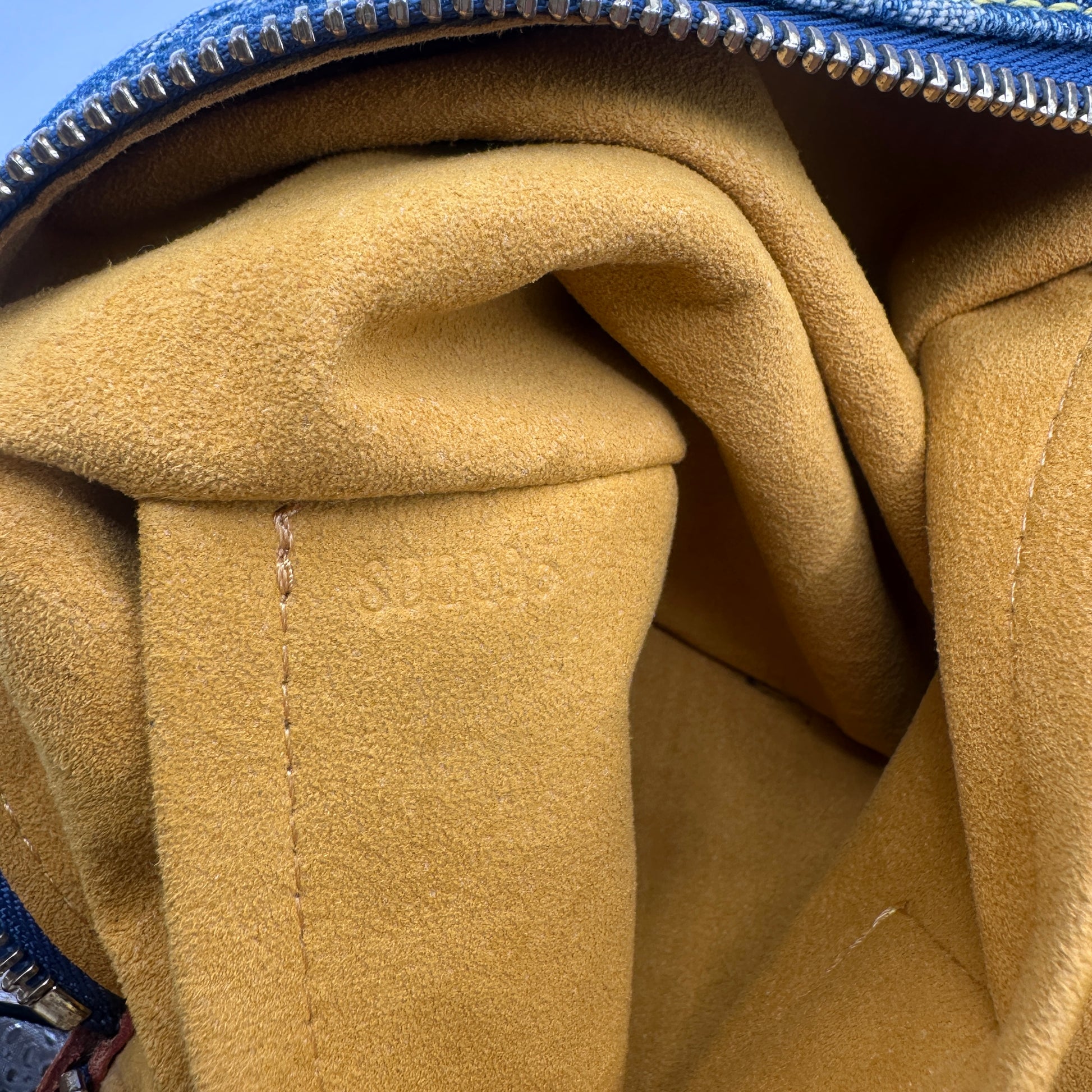 Monogram Denim Baggy PM Blue