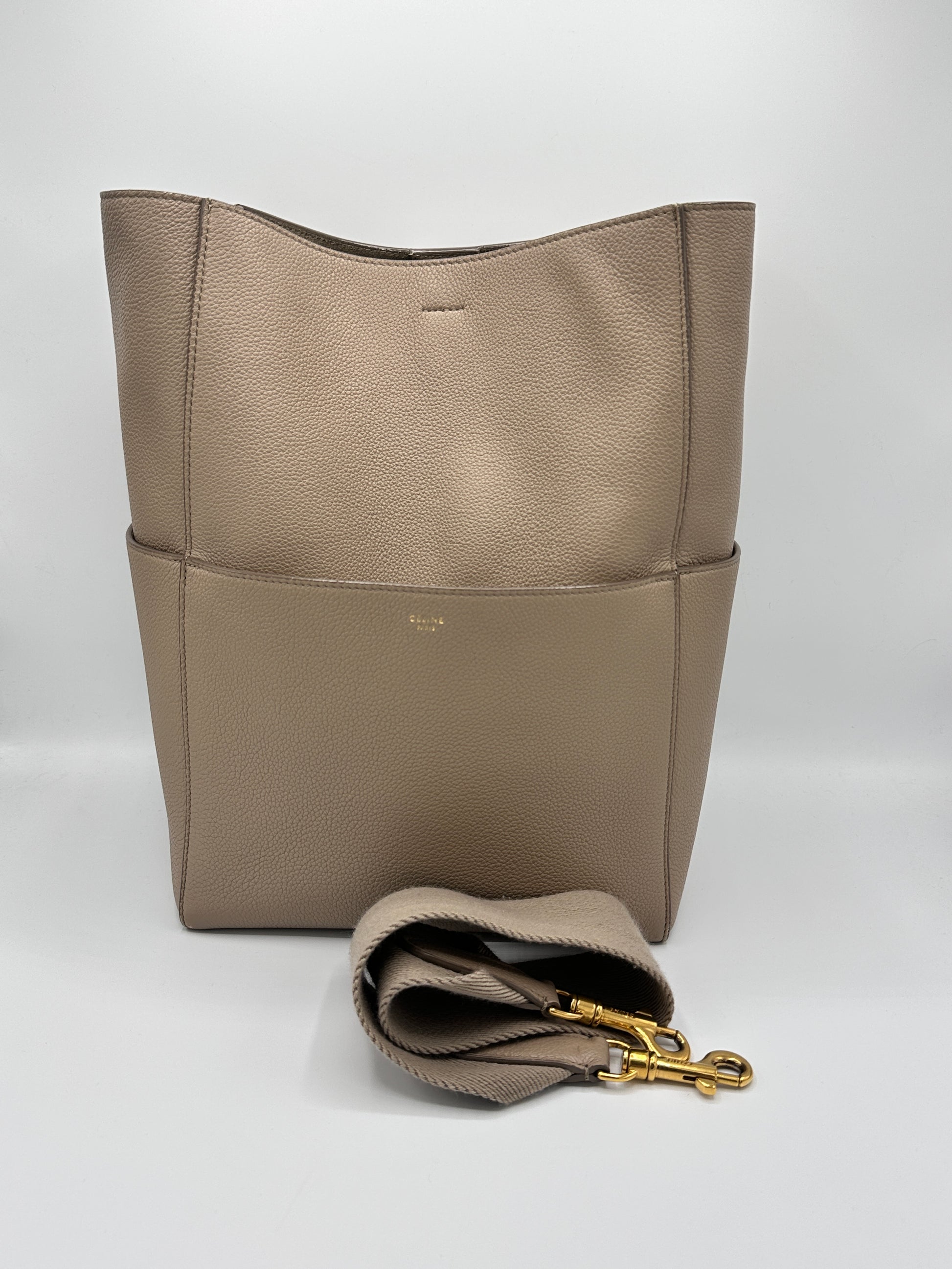 Twisted Cabas Tote Leather