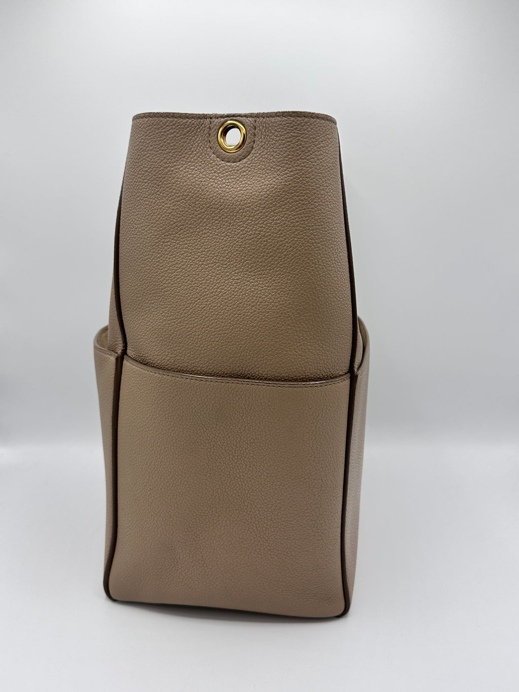 Twisted Cabas Tote Leather