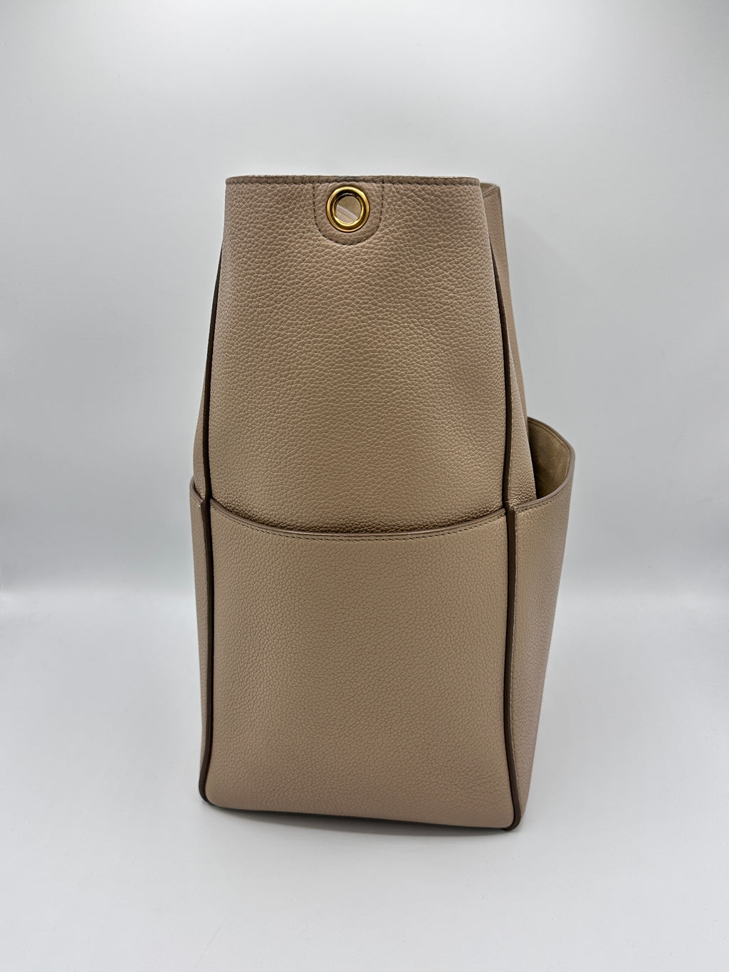 Twisted Cabas Tote Leather