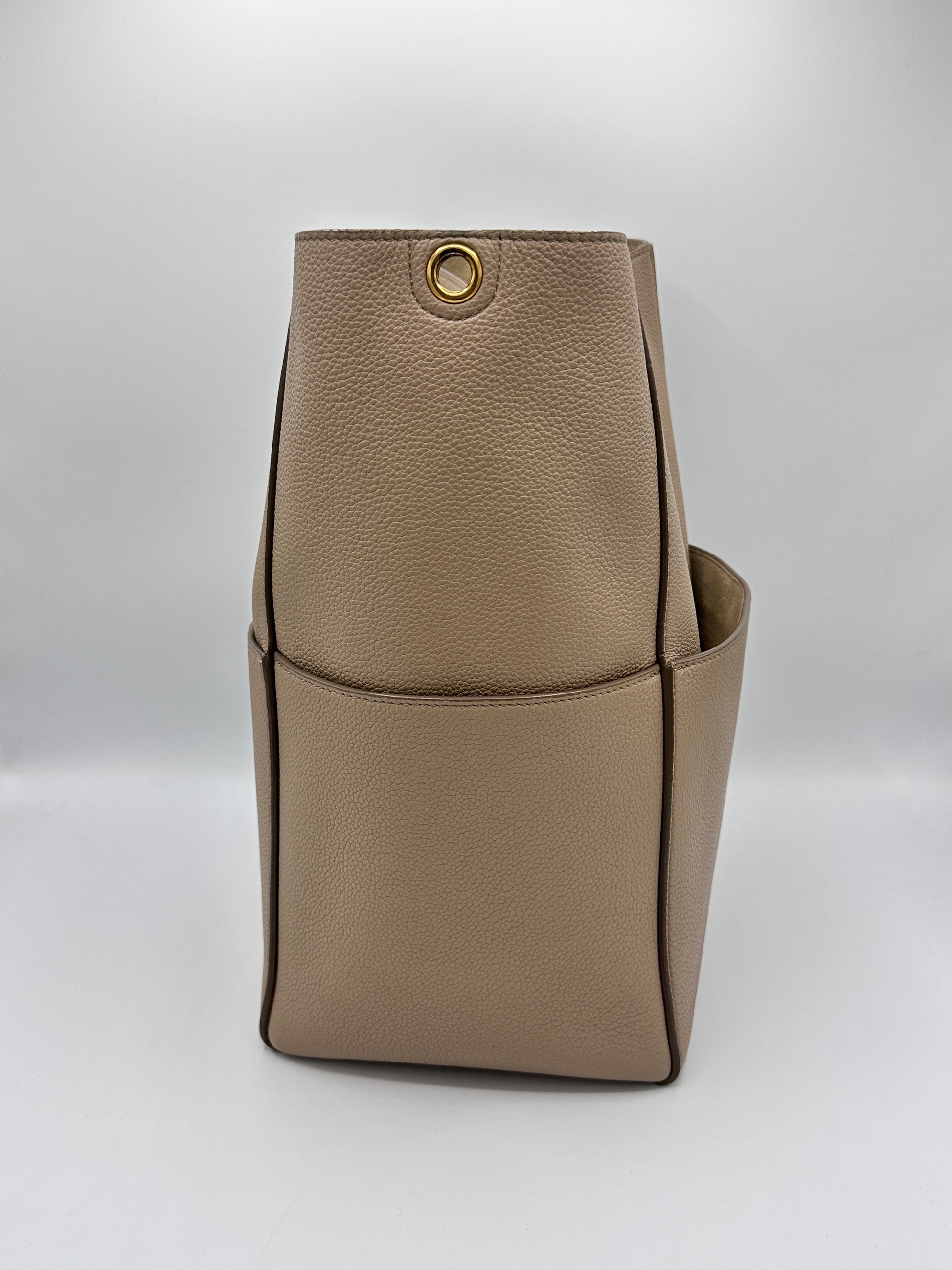 Twisted Cabas Tote Leather