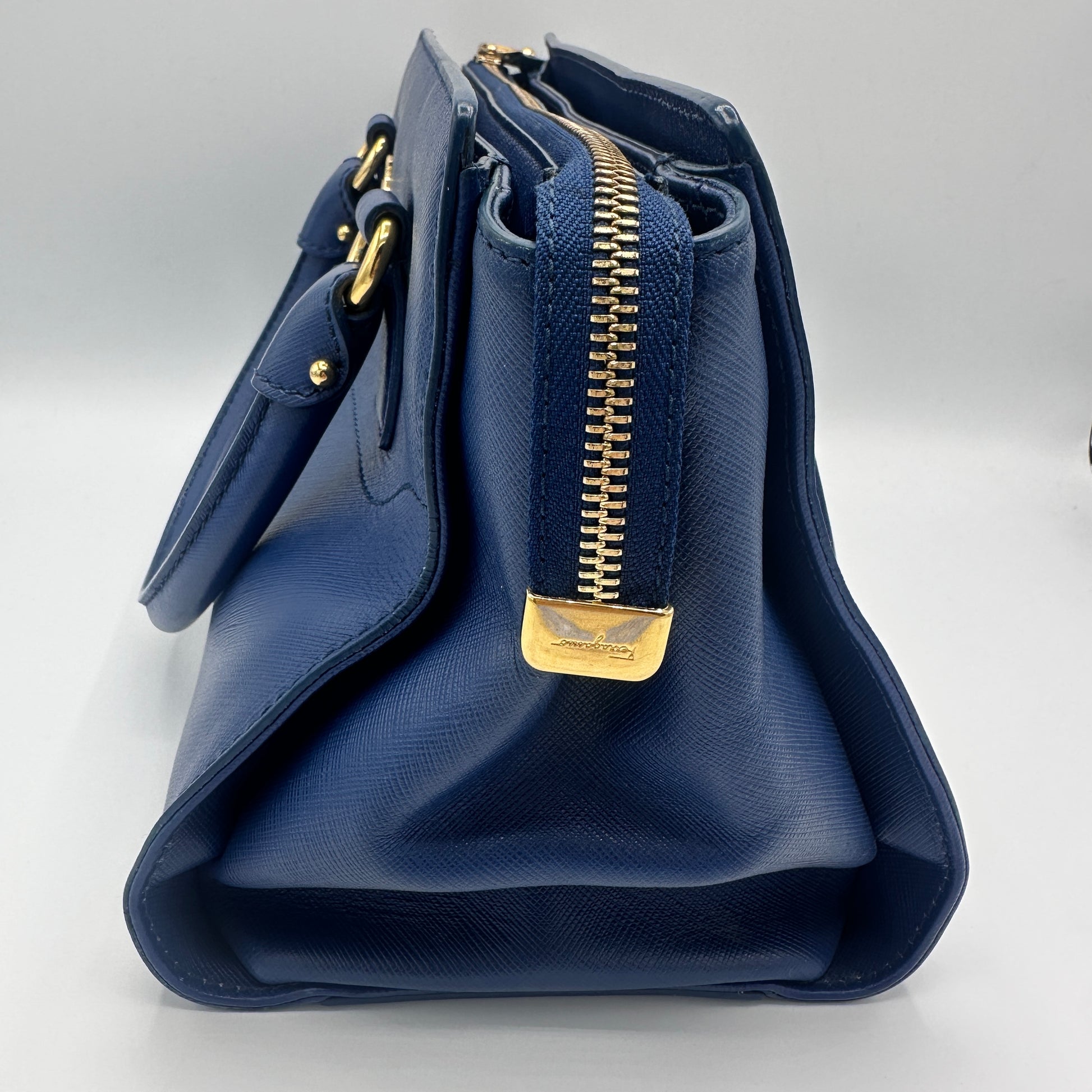 Salvatore Double Gancio Leather Tote