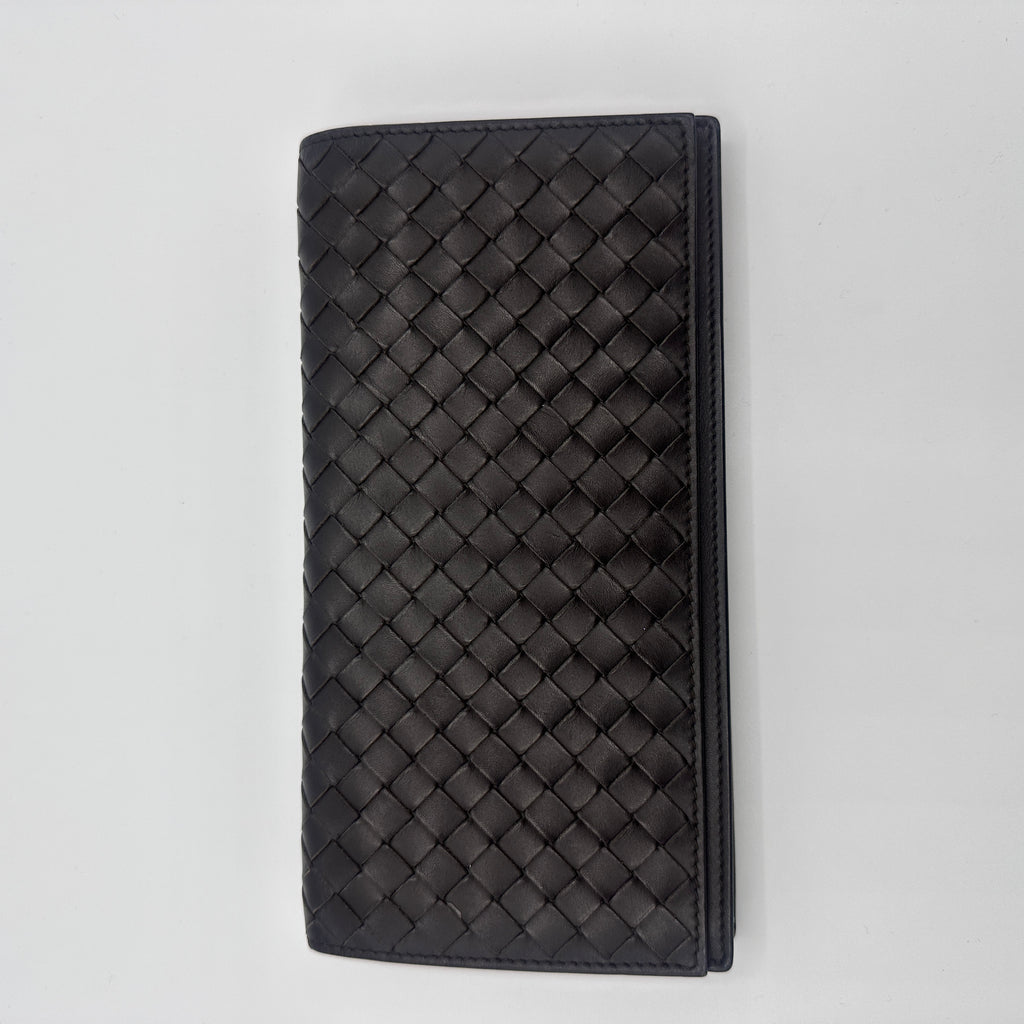 Intrecciato Large Flap Wallet
