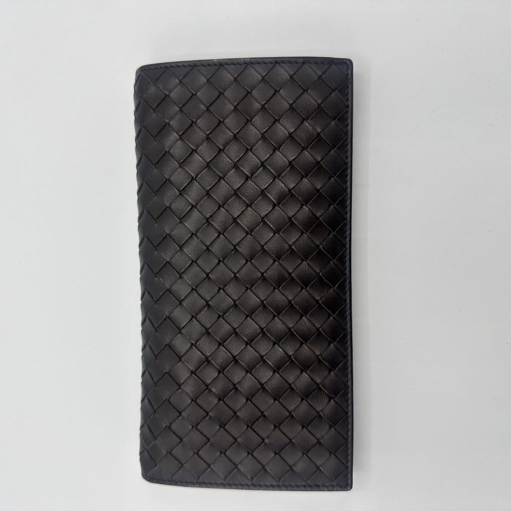 Intrecciato Large Flap Wallet