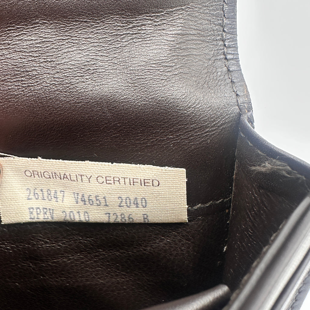 Intrecciato Large Flap Wallet