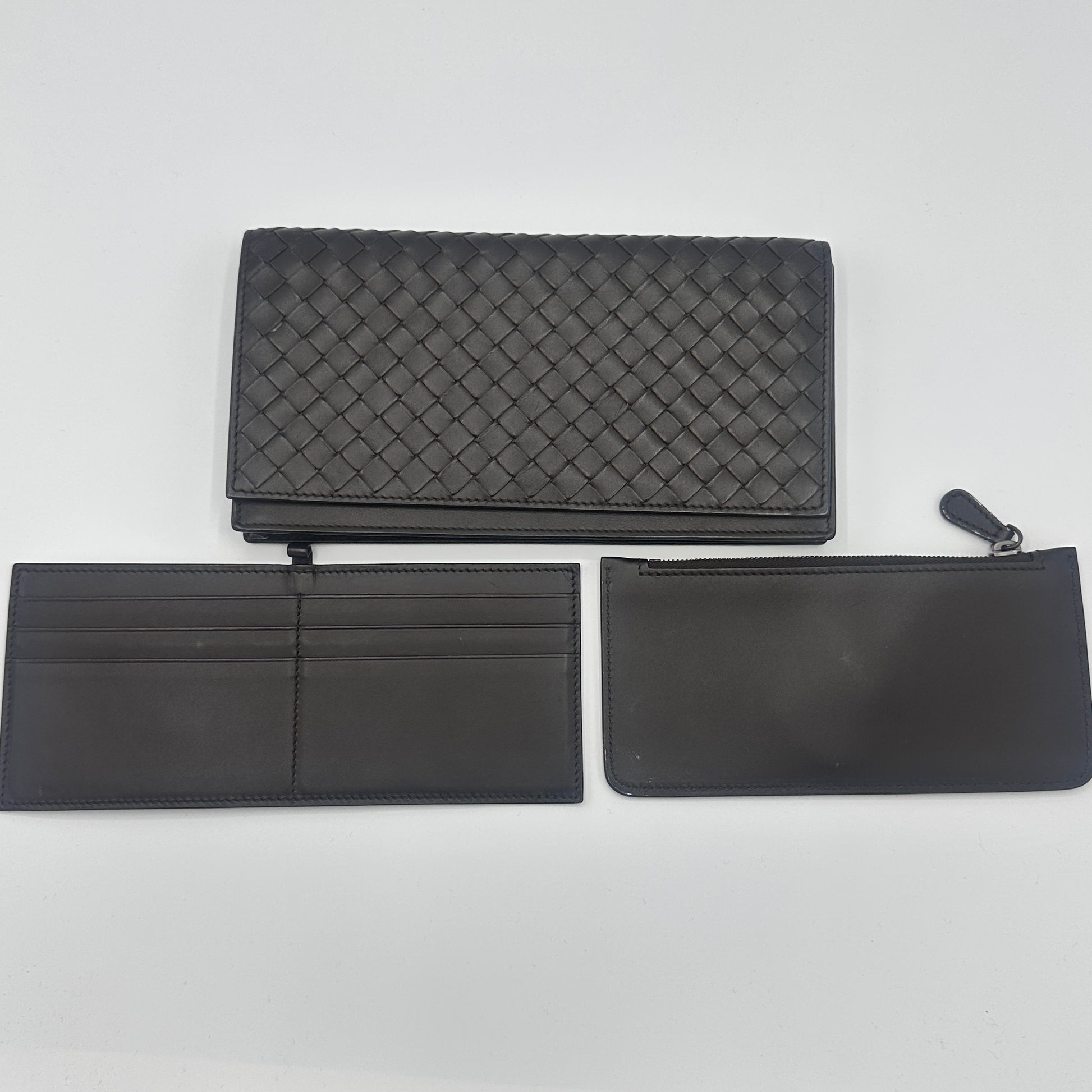 Intrecciato Large Flap Wallet