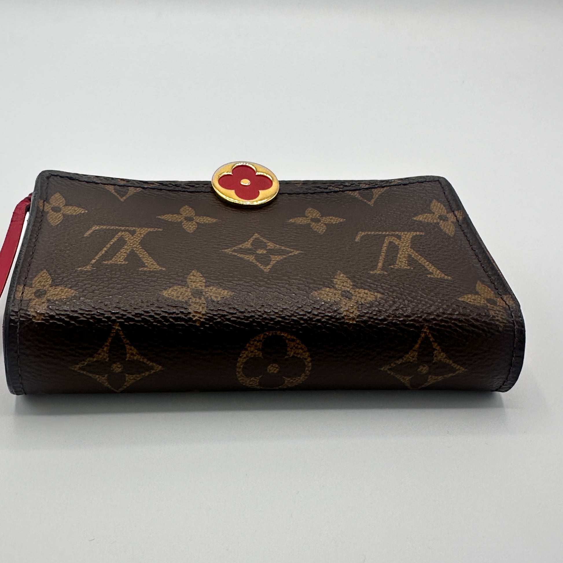 2019 LV Monogram Flore Compact Wallet