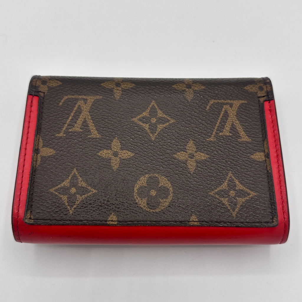 2019 LV Monogram Flore Compact Wallet