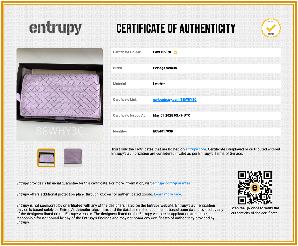 French Wallet Intrecciato Nappa Compact