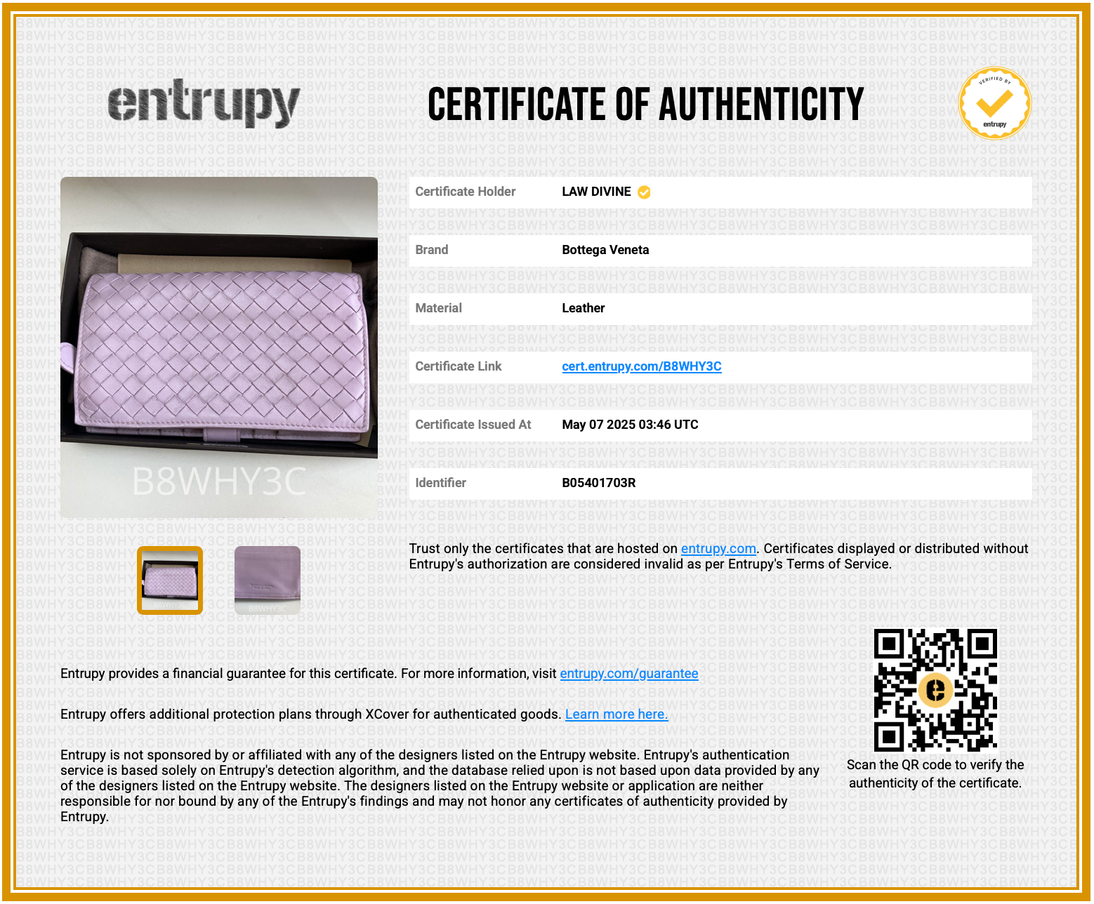 French Wallet Intrecciato Nappa Compact