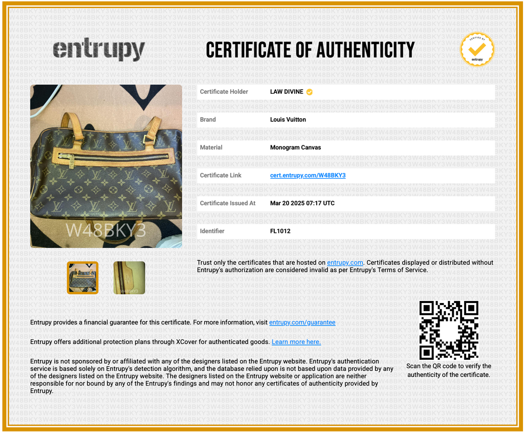 Cite Handbag Monogram Canvas GM