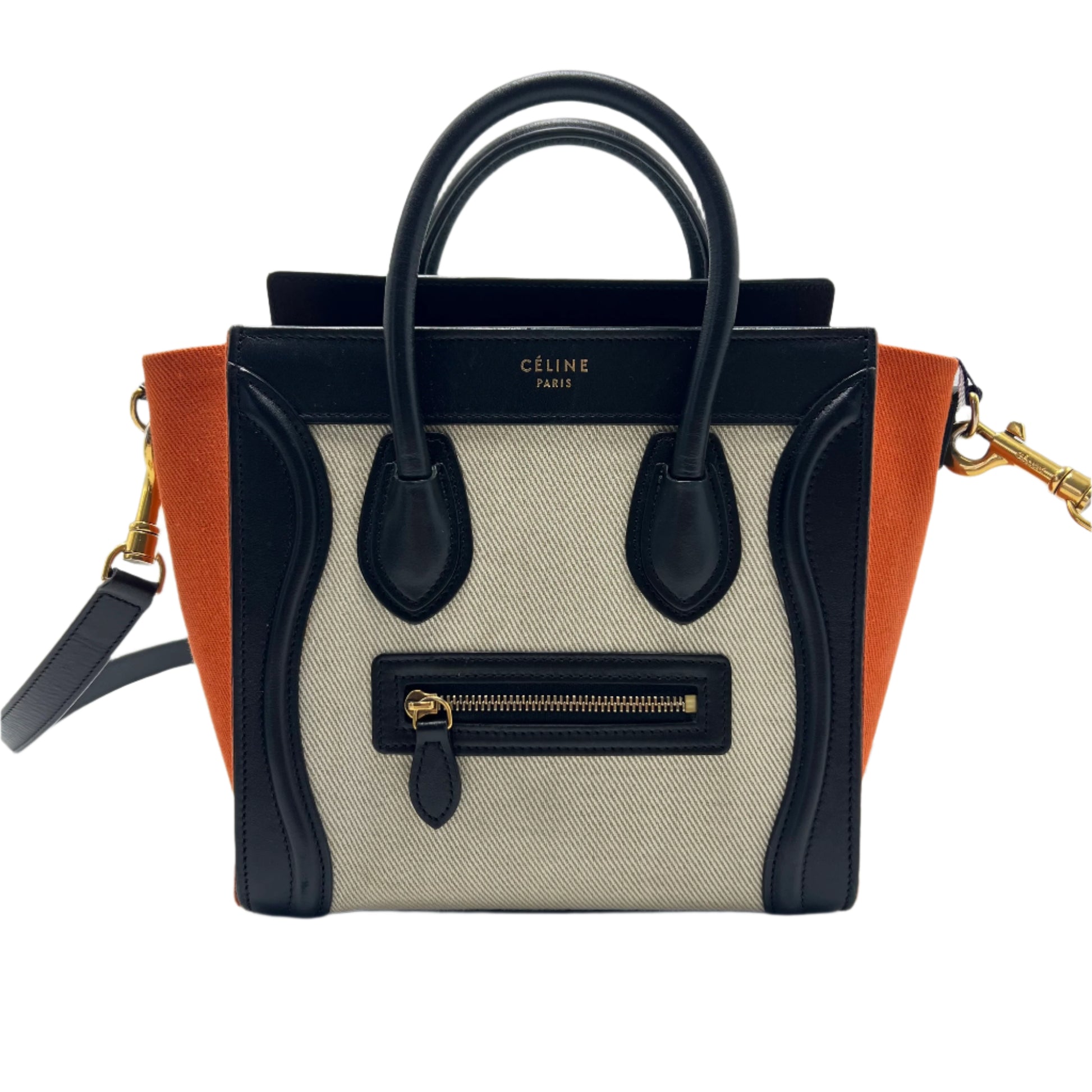 Luggage Bag Grainy Leather nano twins