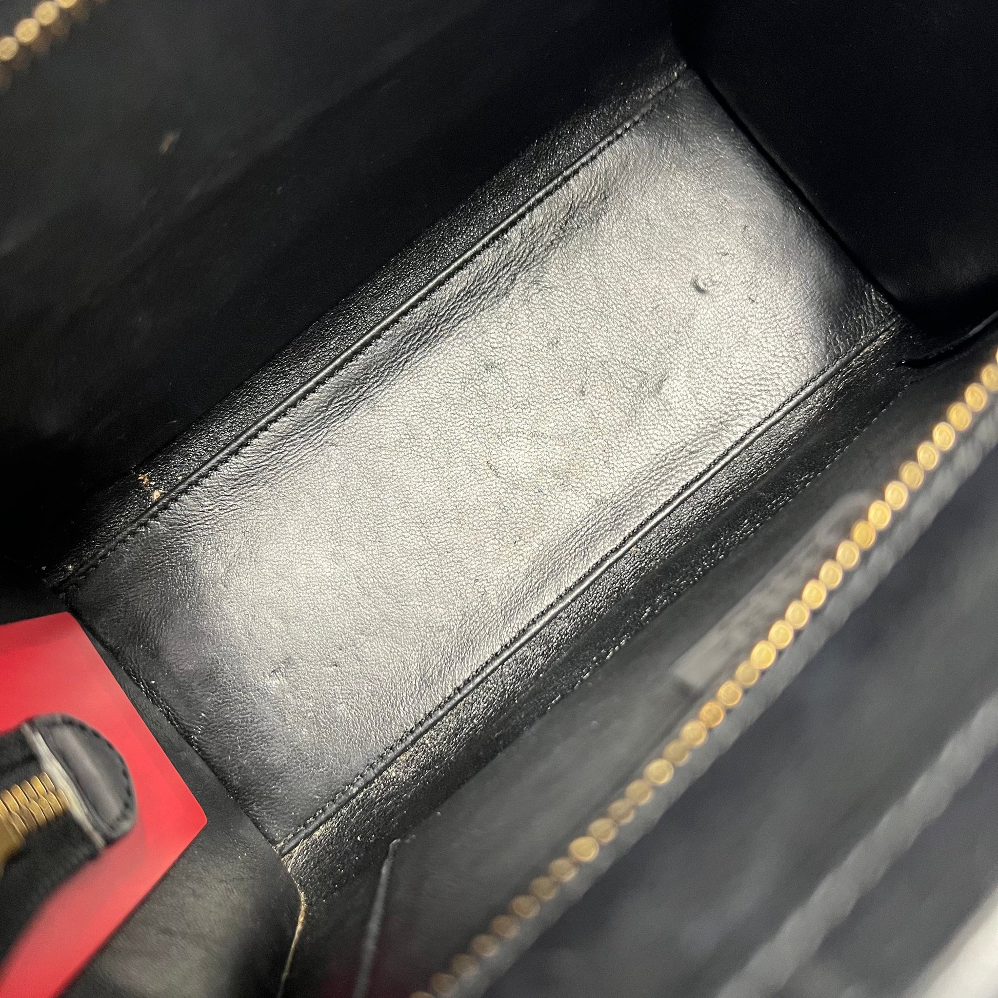 Luggage Bag Grainy Leather nano twins
