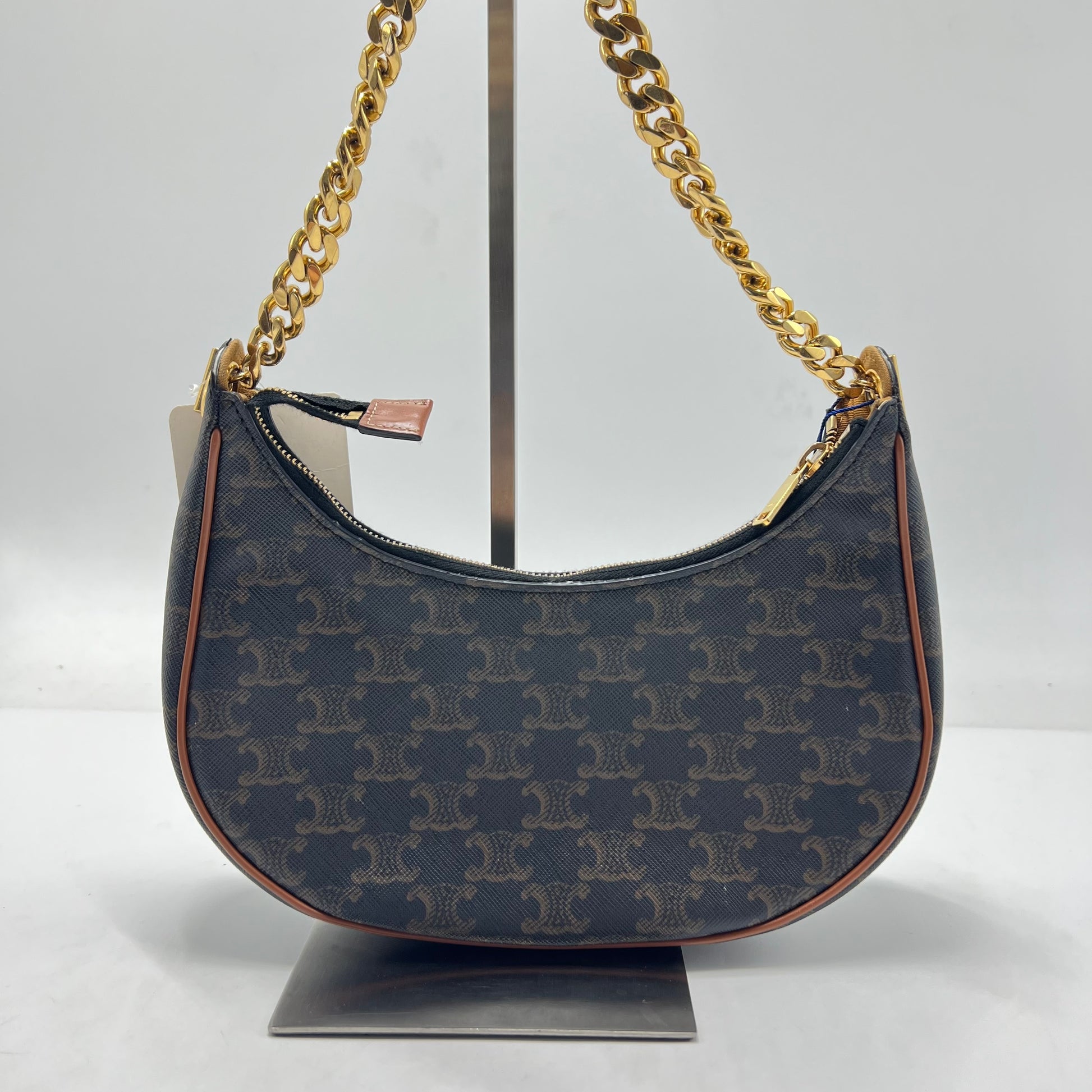 Ava Bag Triomphe Coated Canvas Chain Shoulder Bag Twins