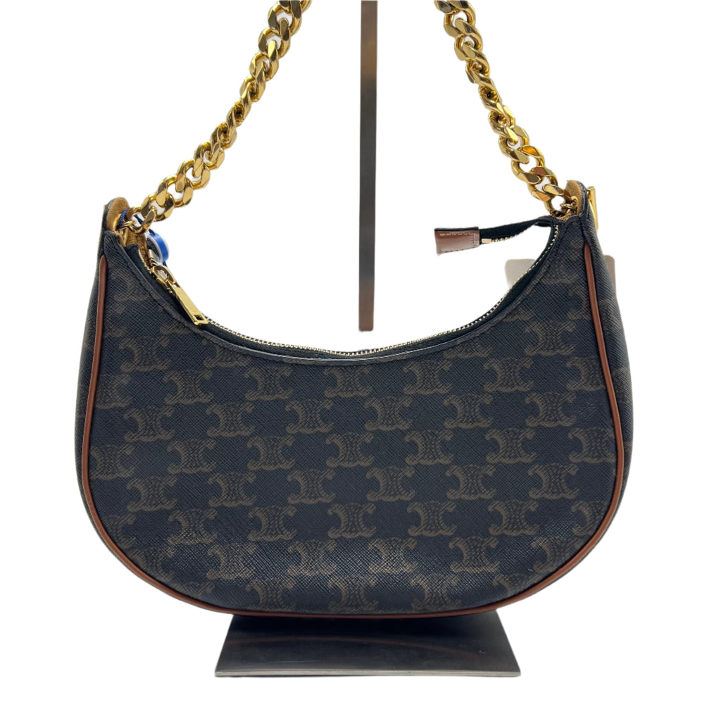 Ava Bag Triomphe Coated Canvas Chain Shoulder Bag Twins