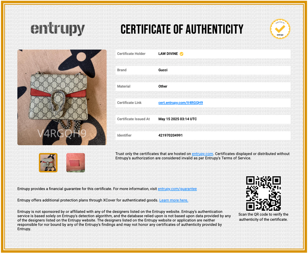 GG Supreme Monogram Suede Mini Dionysus Shoulder Bag Beige Ebony Vulcanic Red