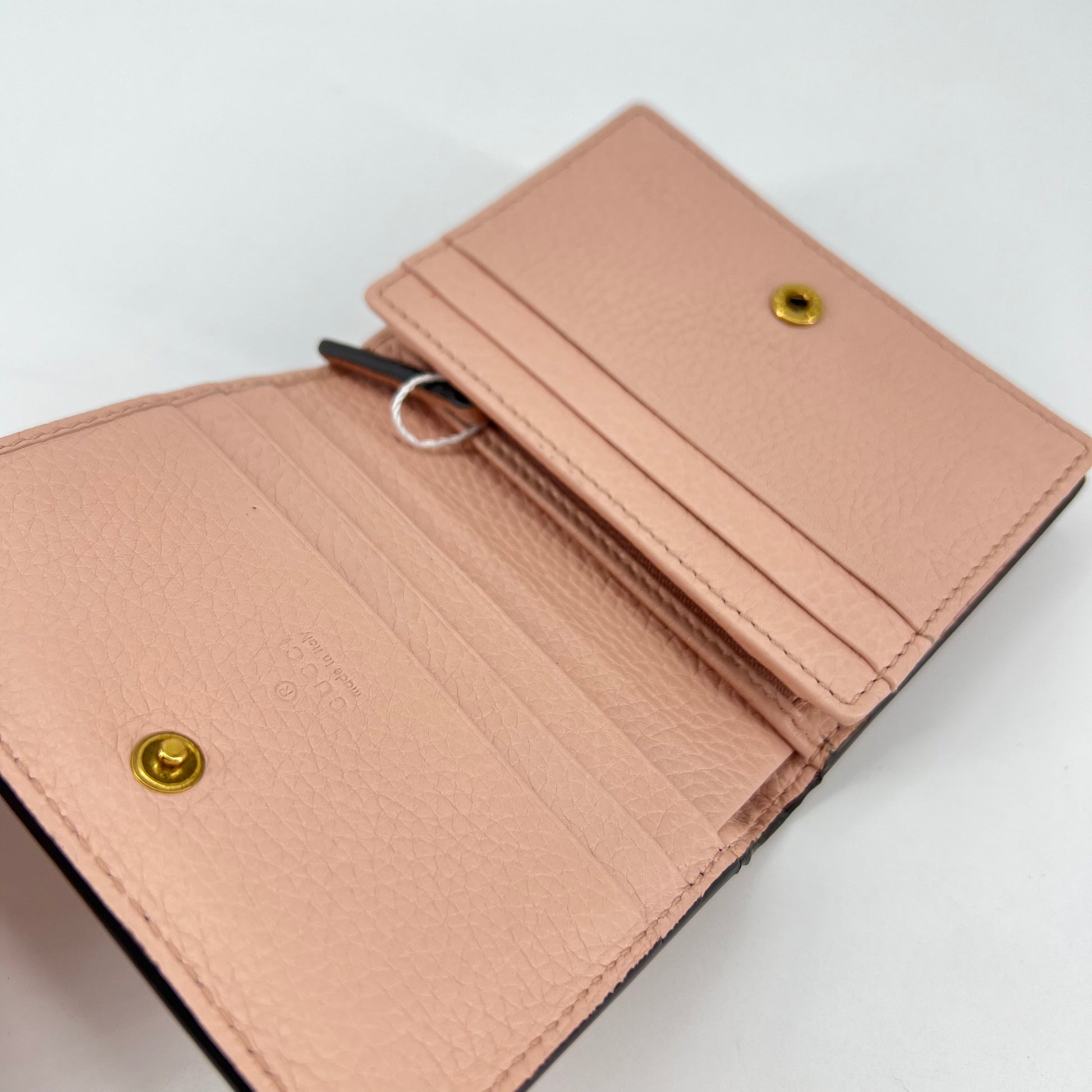 Animalier Flap Card Case Leather Wallet Twins