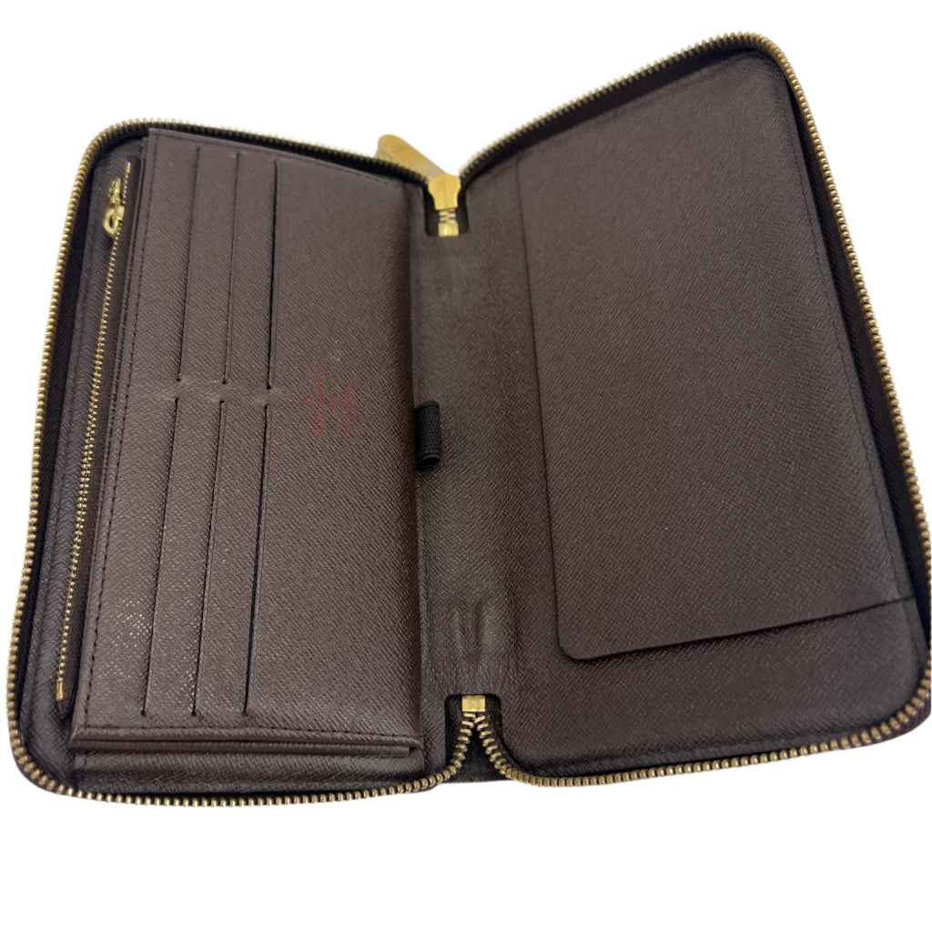 Zippy Organizer Damier Wallet Twins