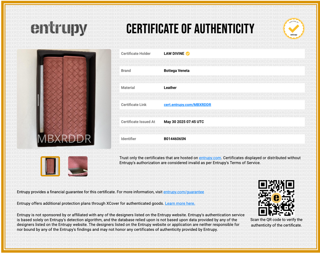 Nappa Intrecciato Continental Wallet Pompei