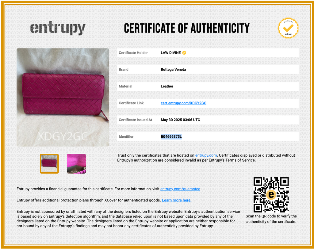 Nappa Intrecciato Continental Wallet Rosa