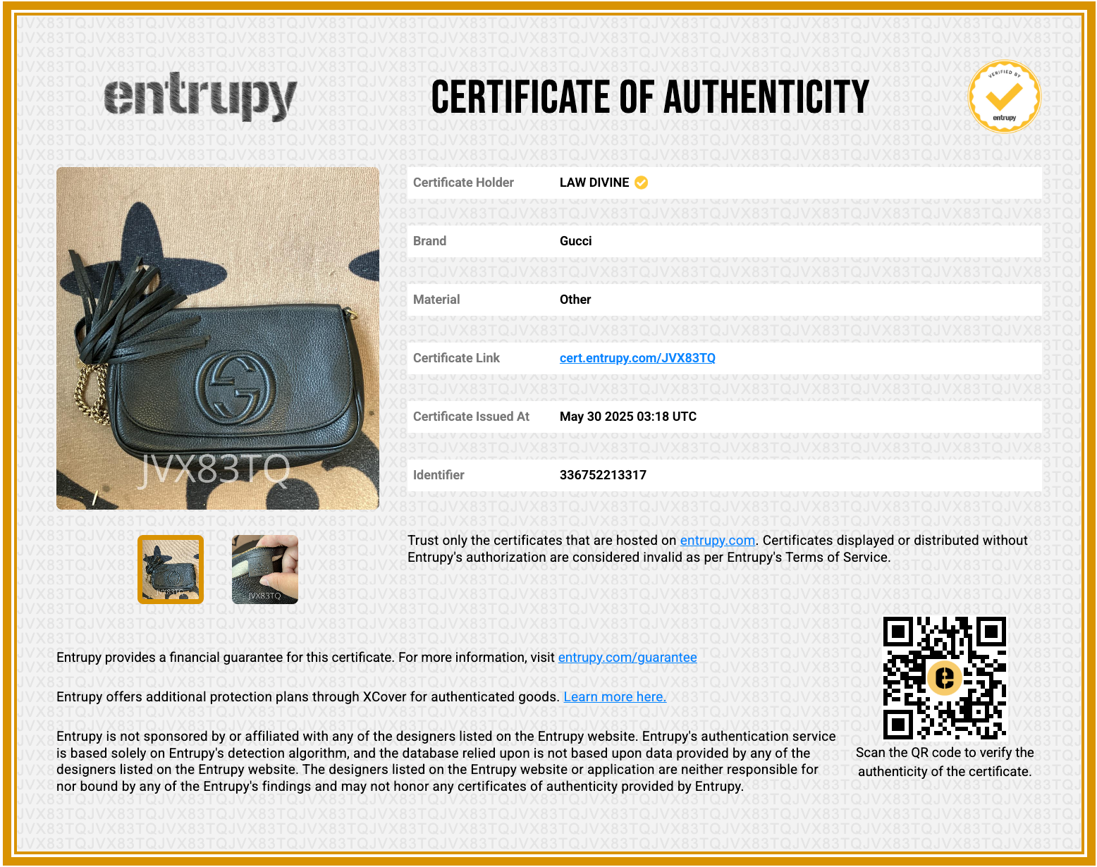 Soho Chain Crossbody Bag Leather Medium