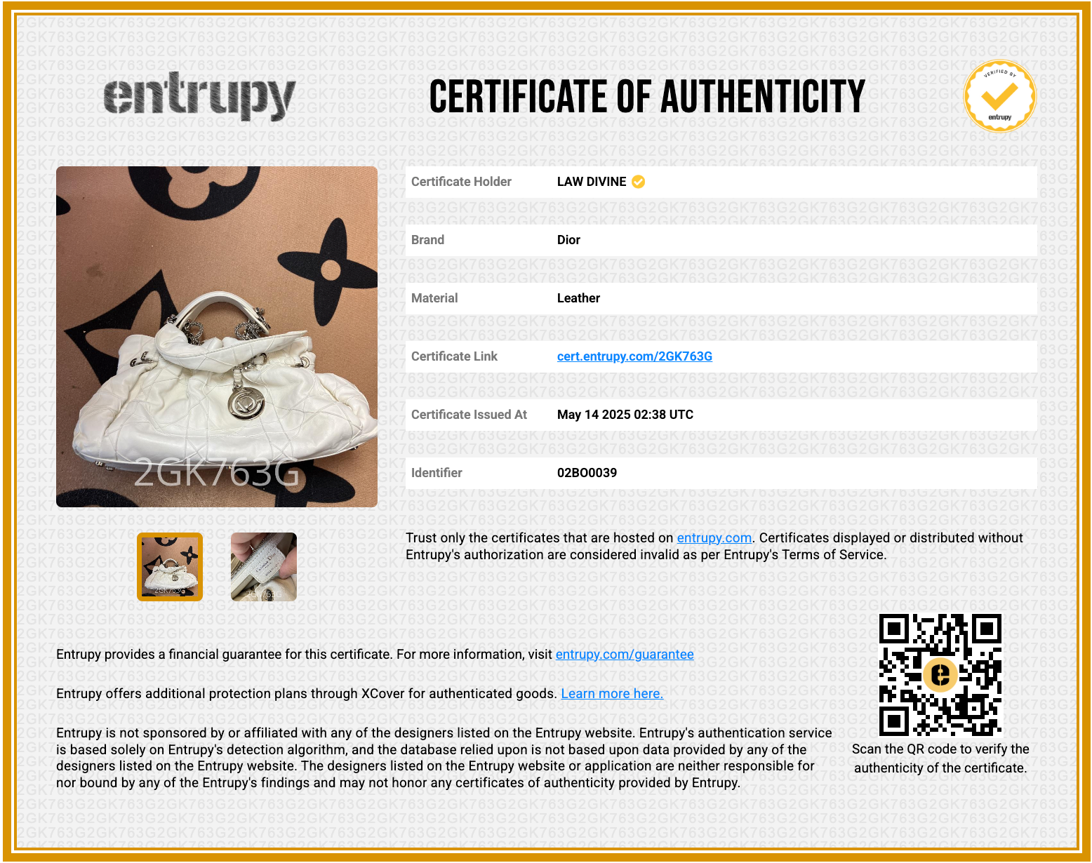 Cannage Le Trente Vintage