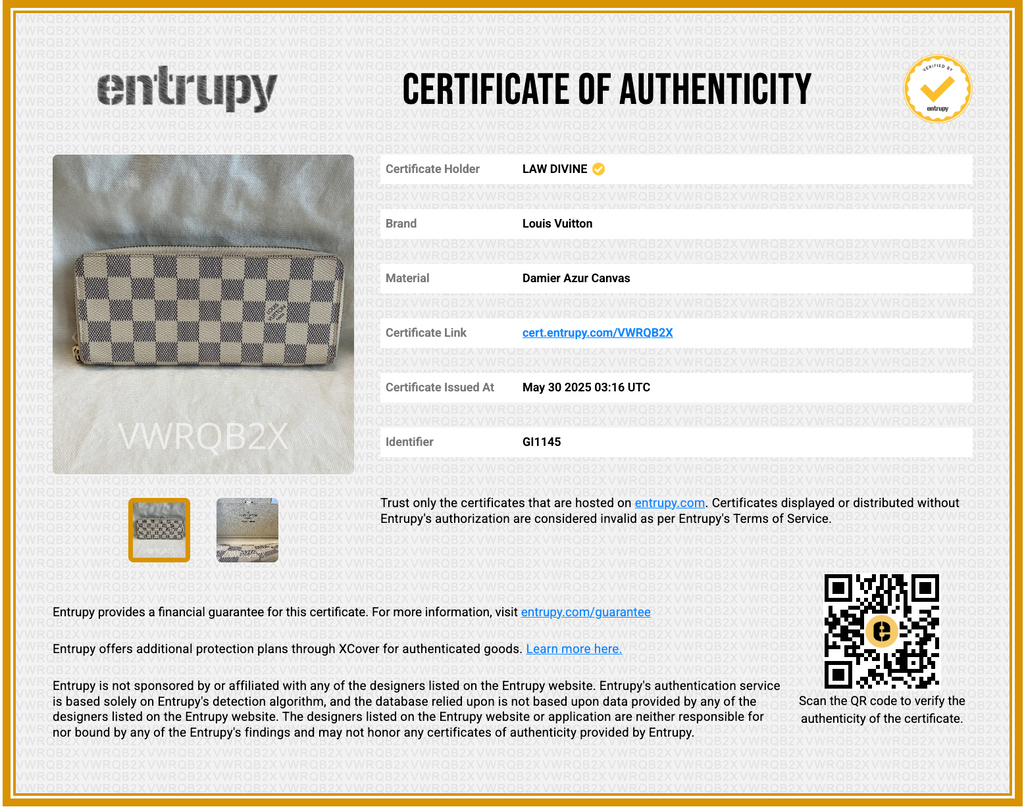Damier Azur Zippy Wallet long wallet