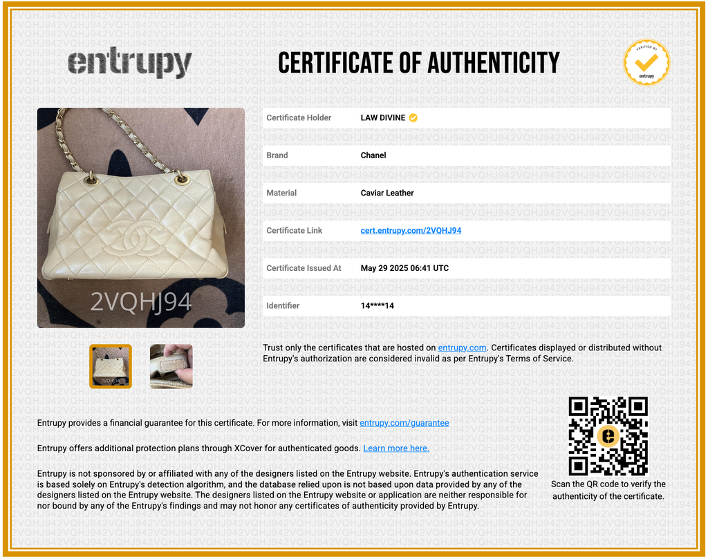 Caviar Quilted Petit Timeless Tote PTT Beige