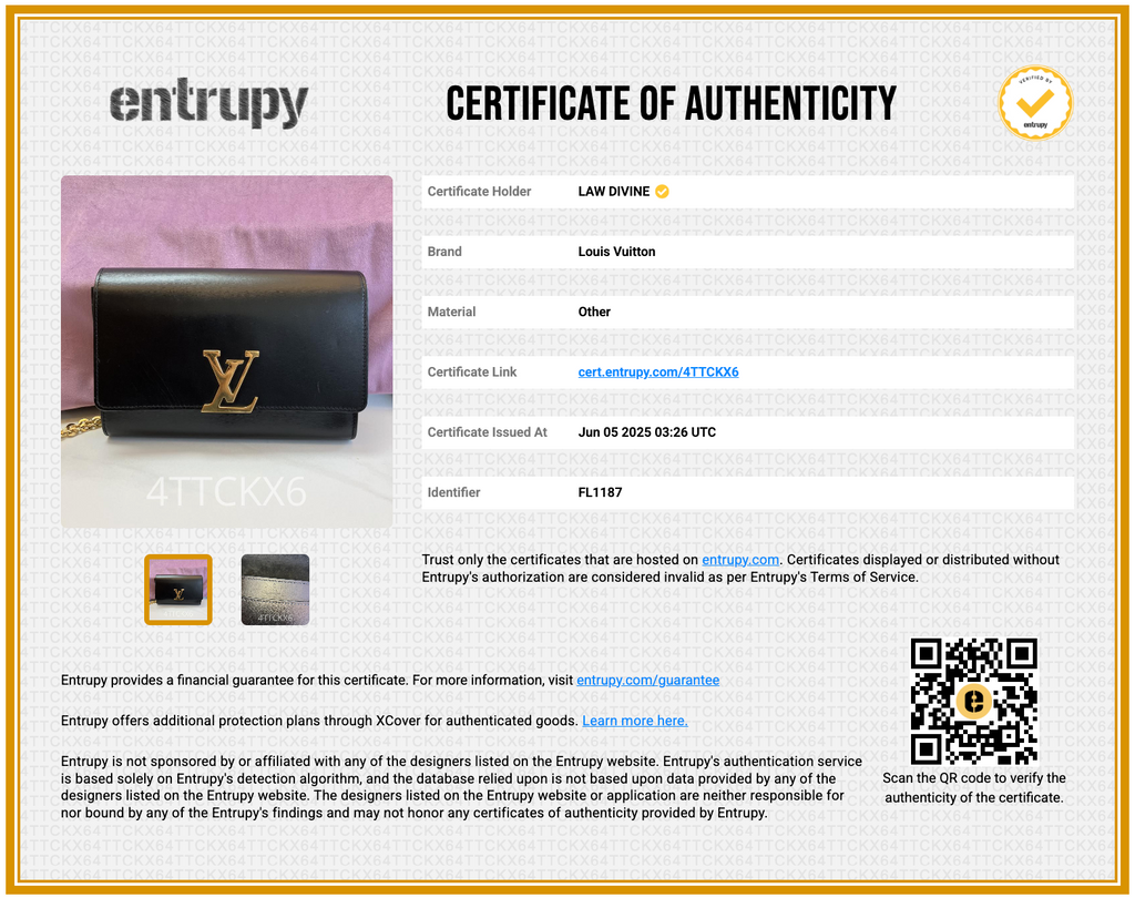 Chain Louise Clutch Leather GM