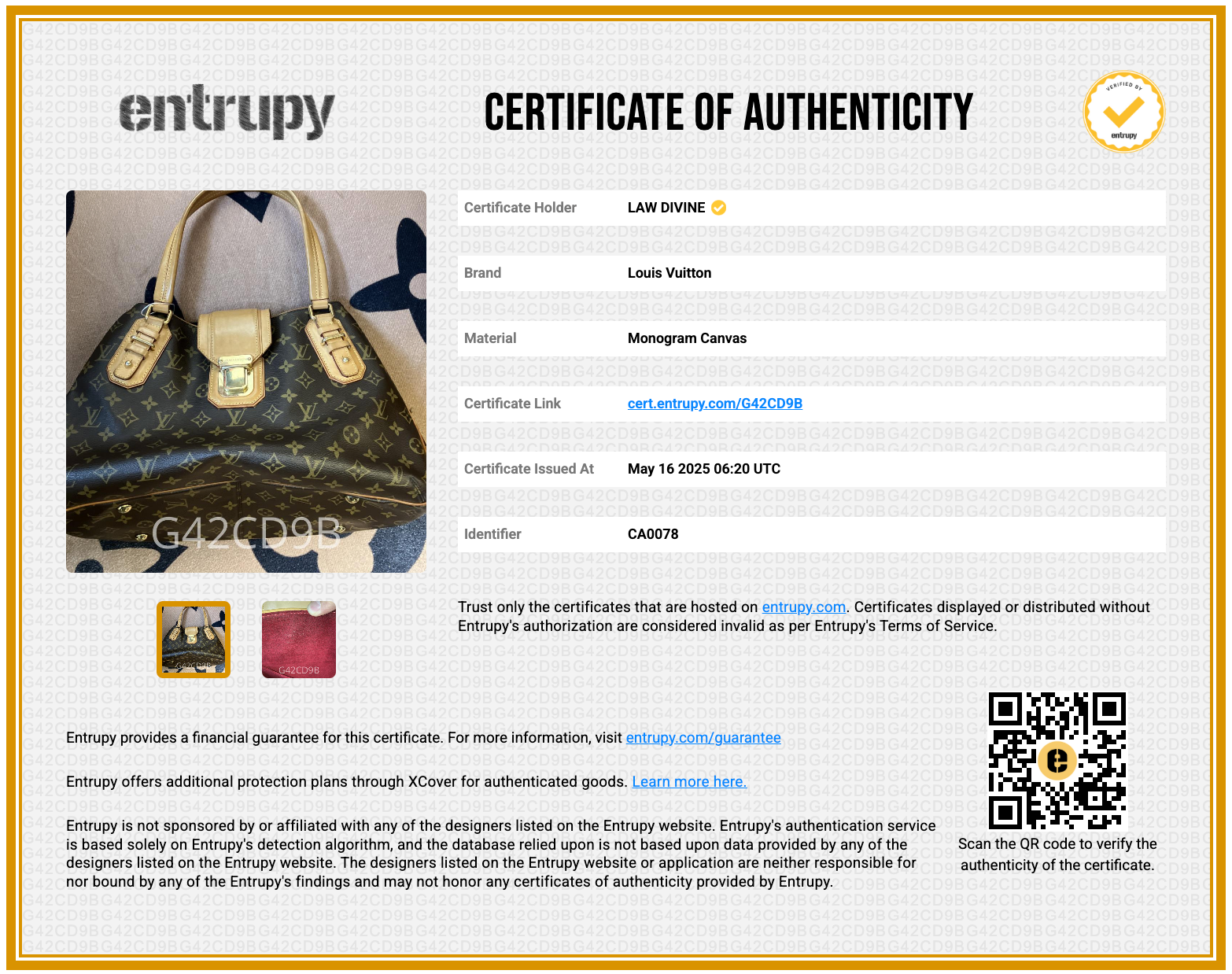 Monogram Griet Bag